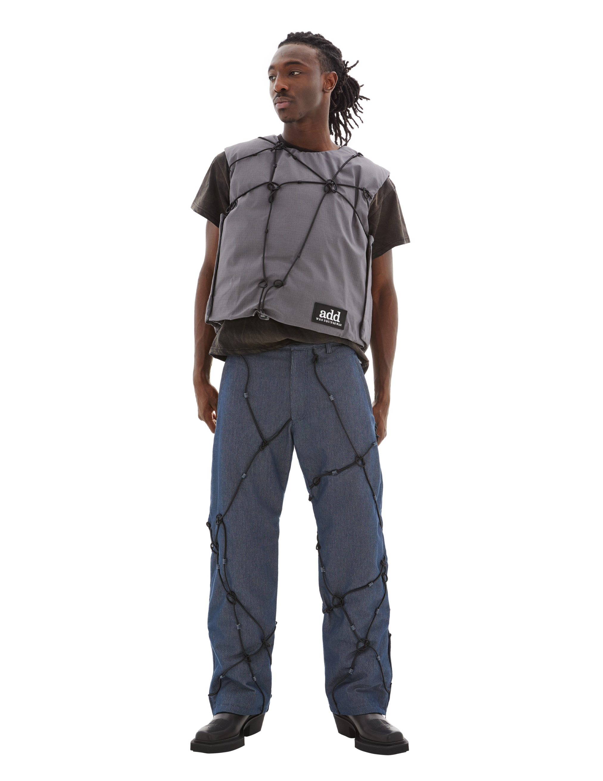 Who Decides War Straight-leg Trousers In Gray