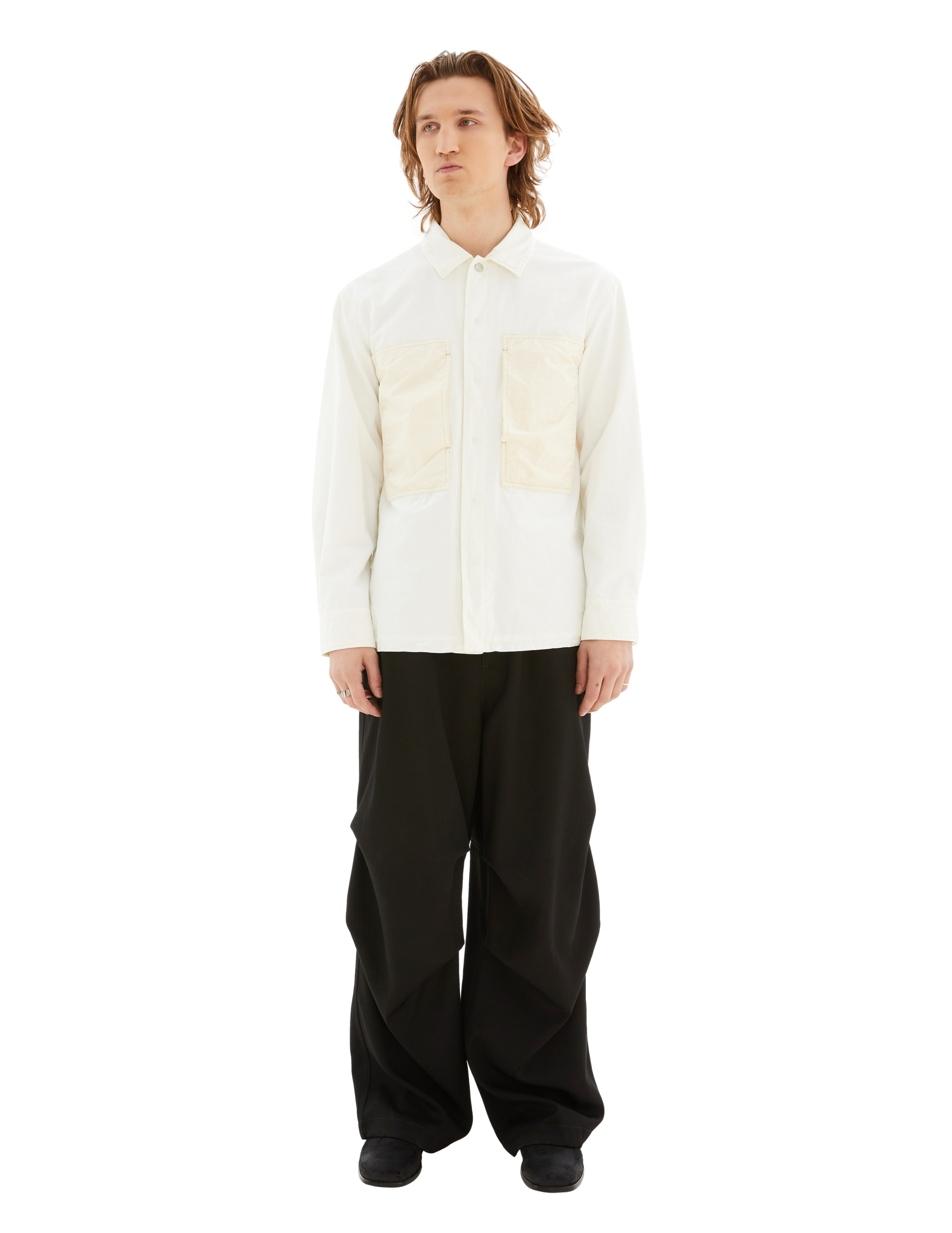 Shirt with patch pockets