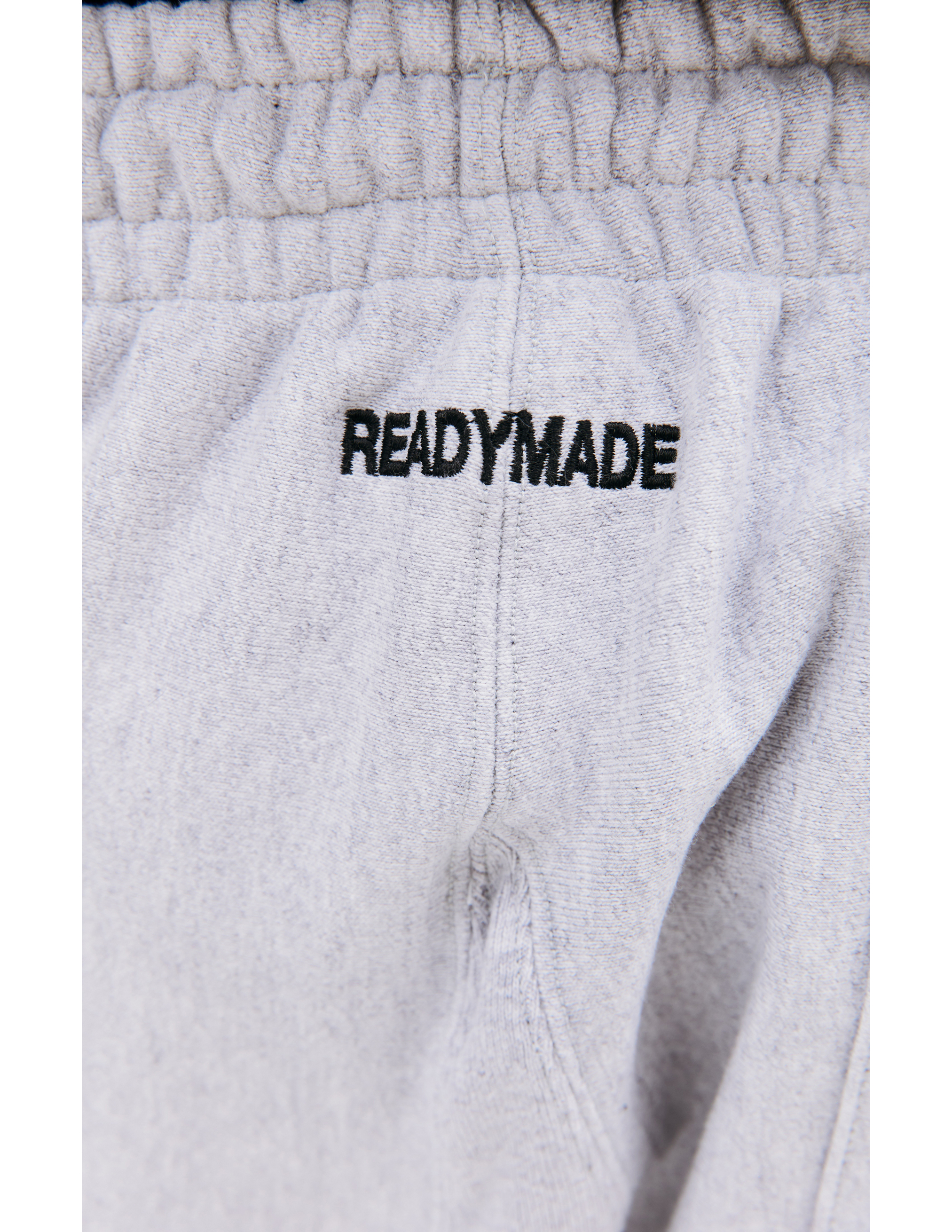 Shop Readymade Gray Cotton Sweat Pants In Grey