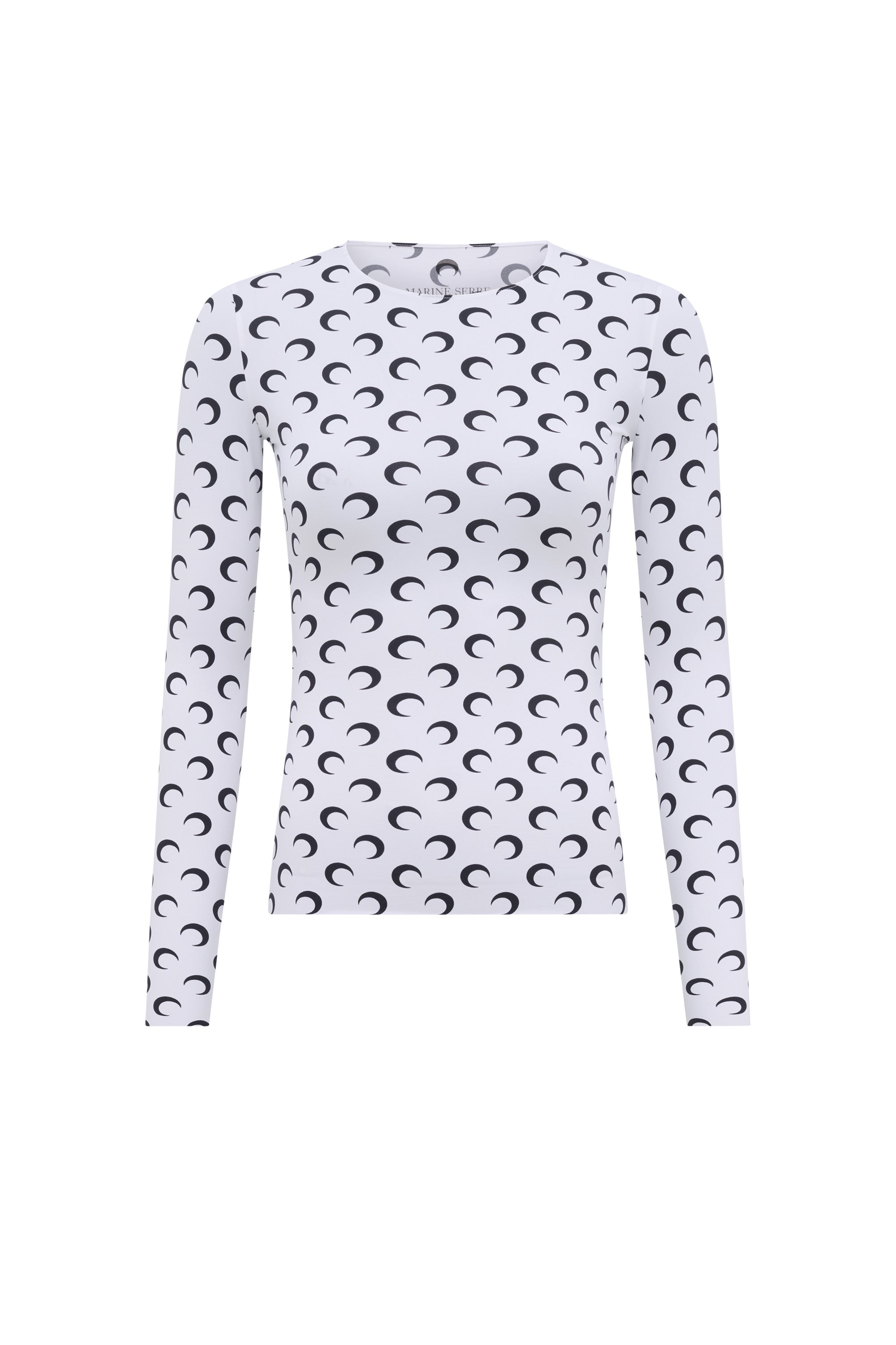 MARINE SERRE Second Skin Crewneck Top