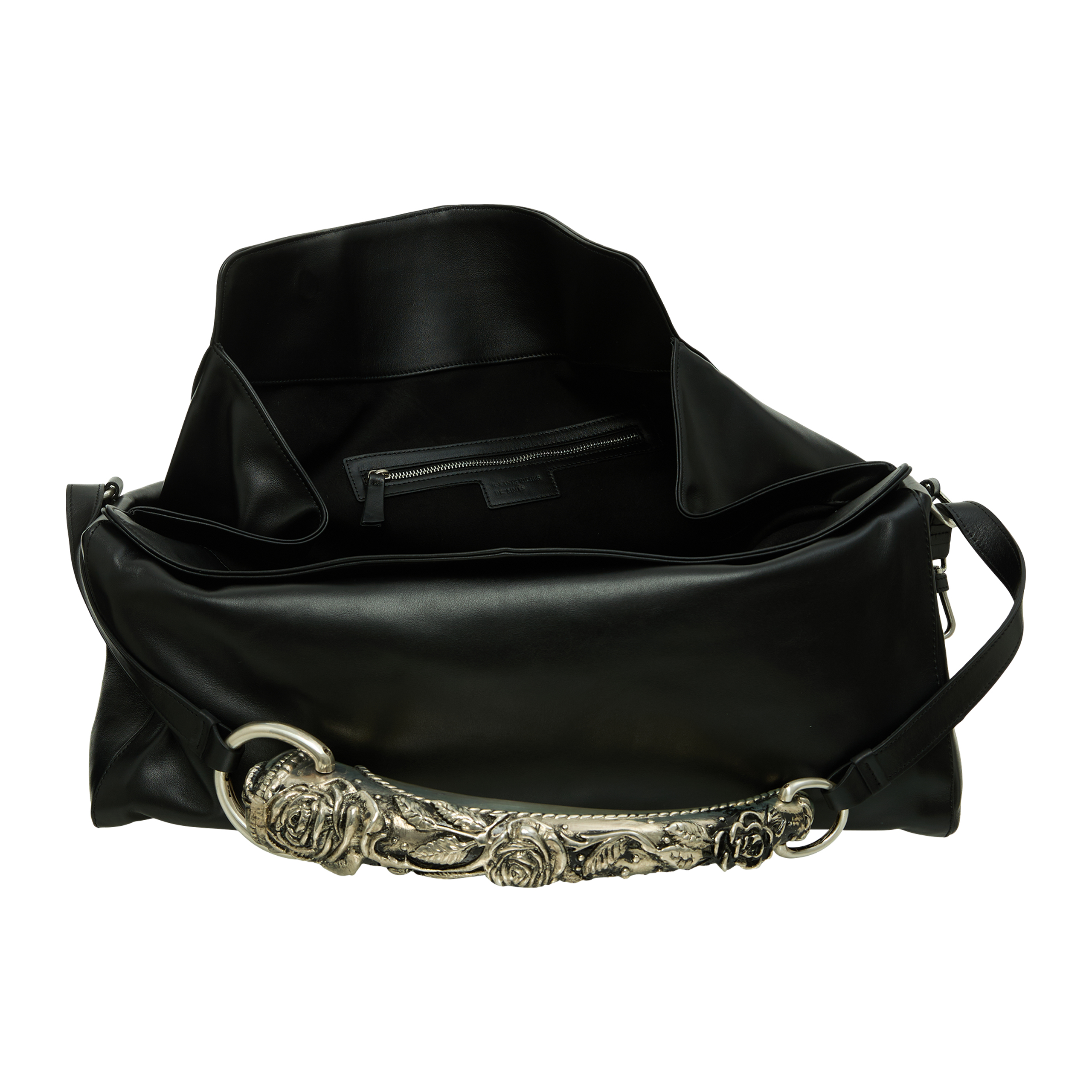 Enfants Riches Deprimes Weekend Rose Handle Bag In Black
