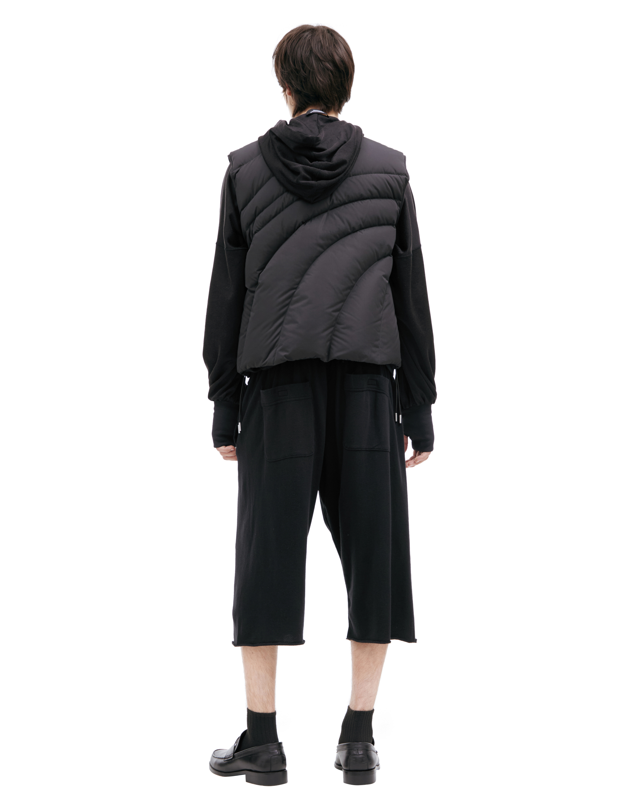 Heliot Emil Logo-print Padded Gilet In Black