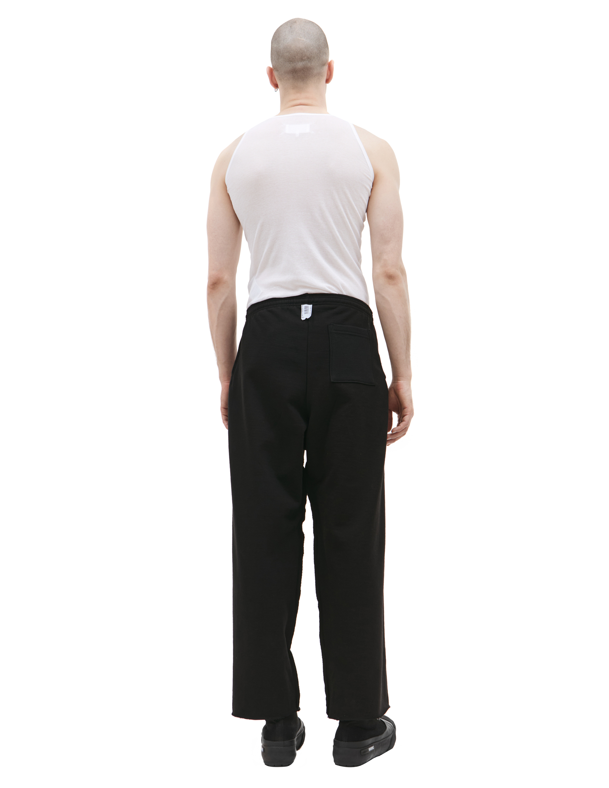 Shop Prototypes X Yeezy Gap Engineered Wide Leg Sweatpants In Black