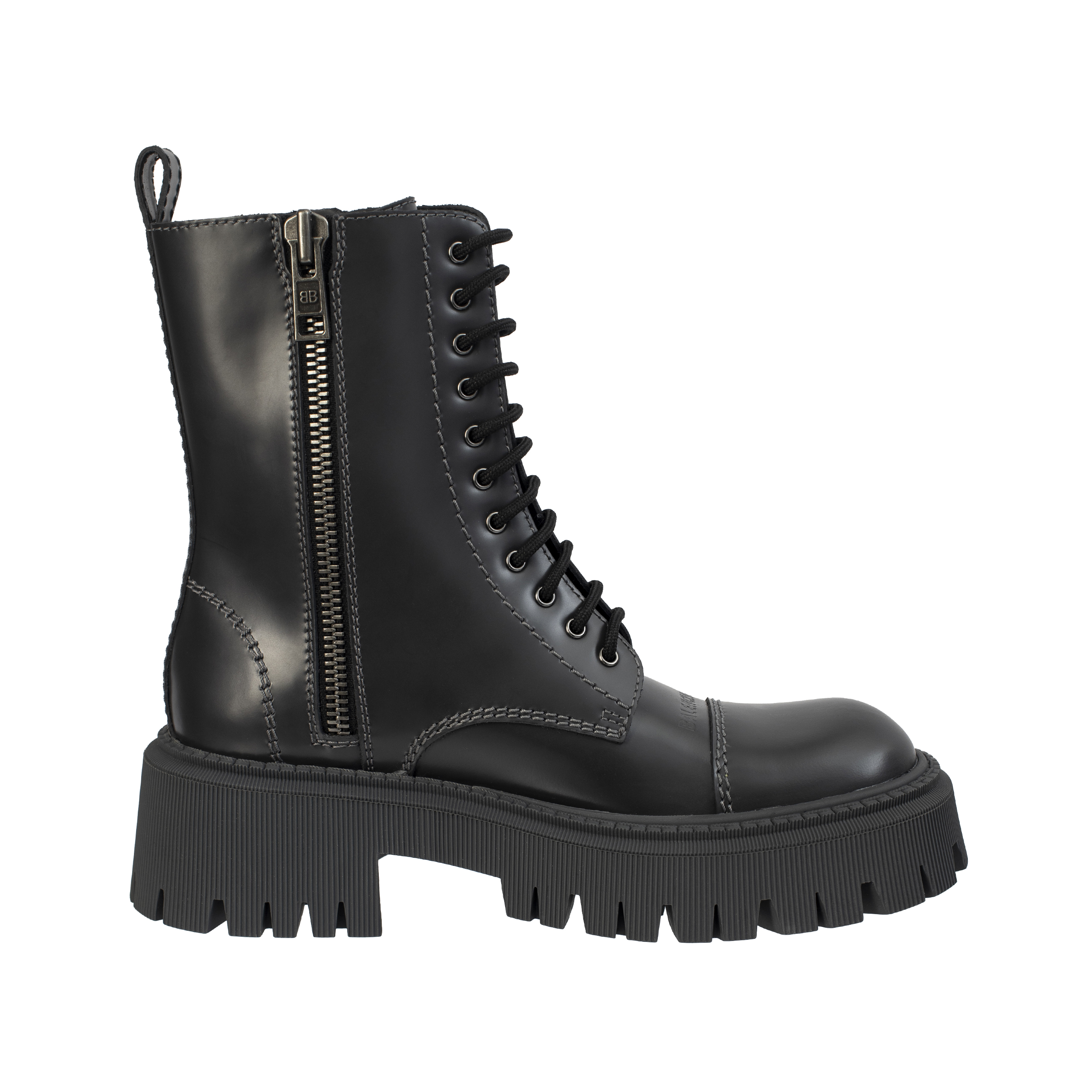レビュー高評価アイテム特集｜ファッション通販 Buy Balenciaga women grey tractor 20mm lace up boots for 靴