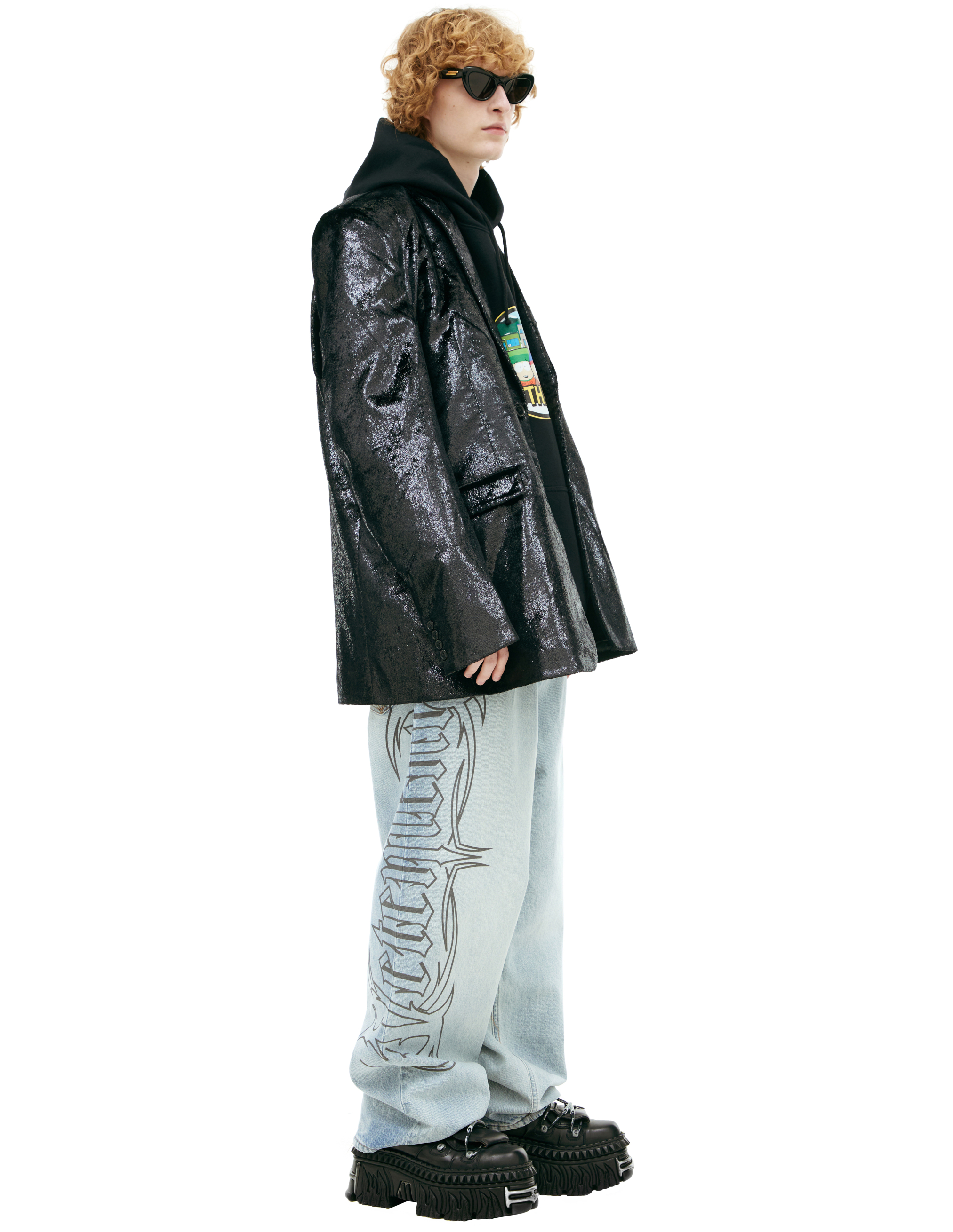 Vetements Shiny Single-breasted Jacket