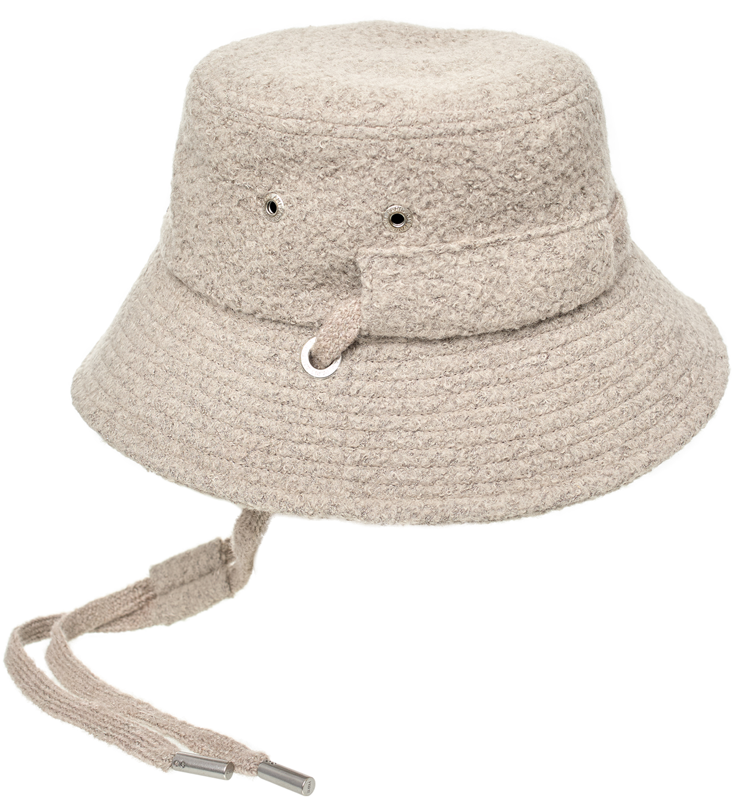 Ami Alexandre Mattiussi Beige Wool Panama In Beige