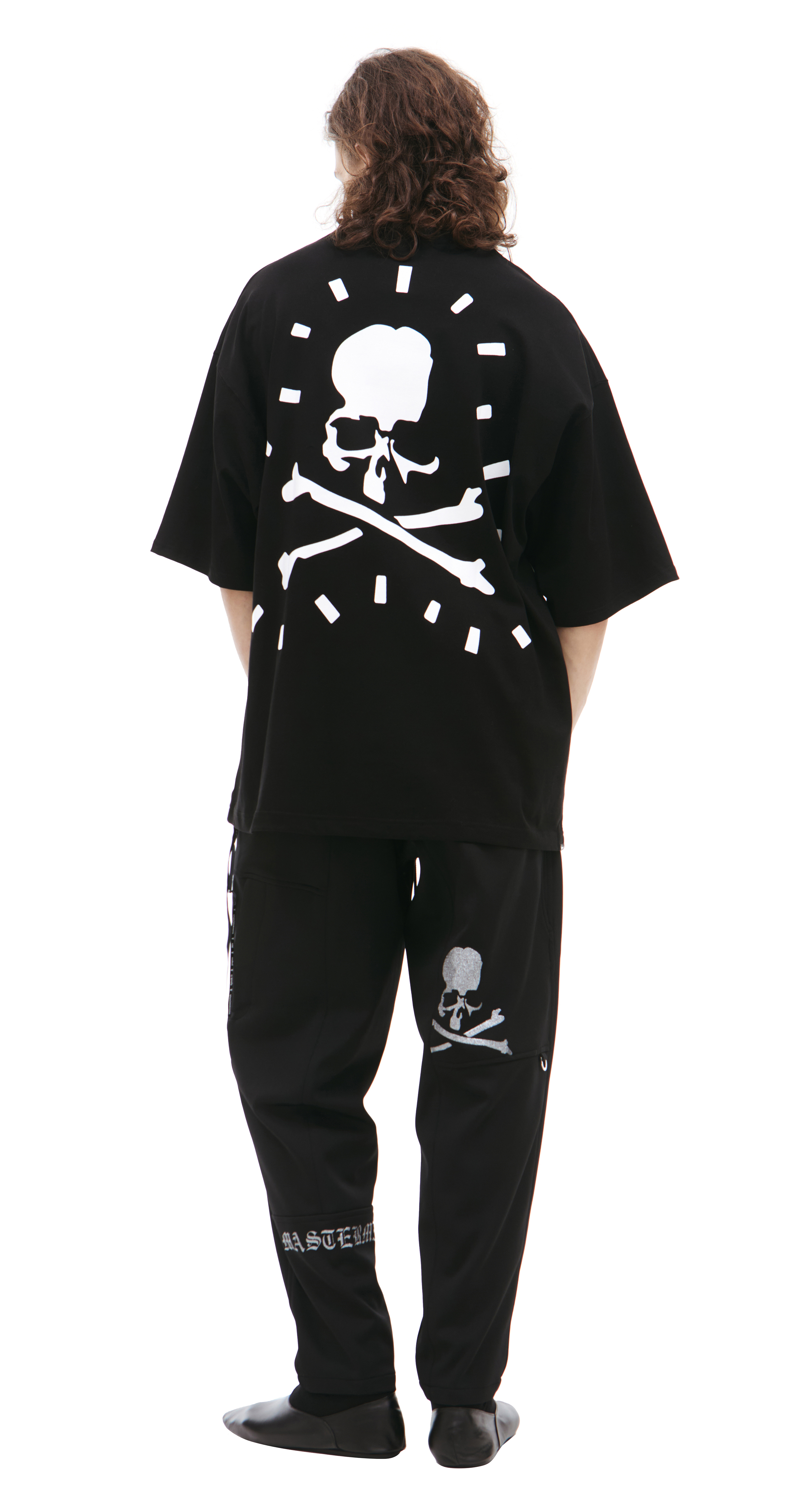 MASTERMINDS WORLD ブラック スウェット mastermind WORLD Black Crystal-Cut Sweatshirt MASTERMIND WORLD