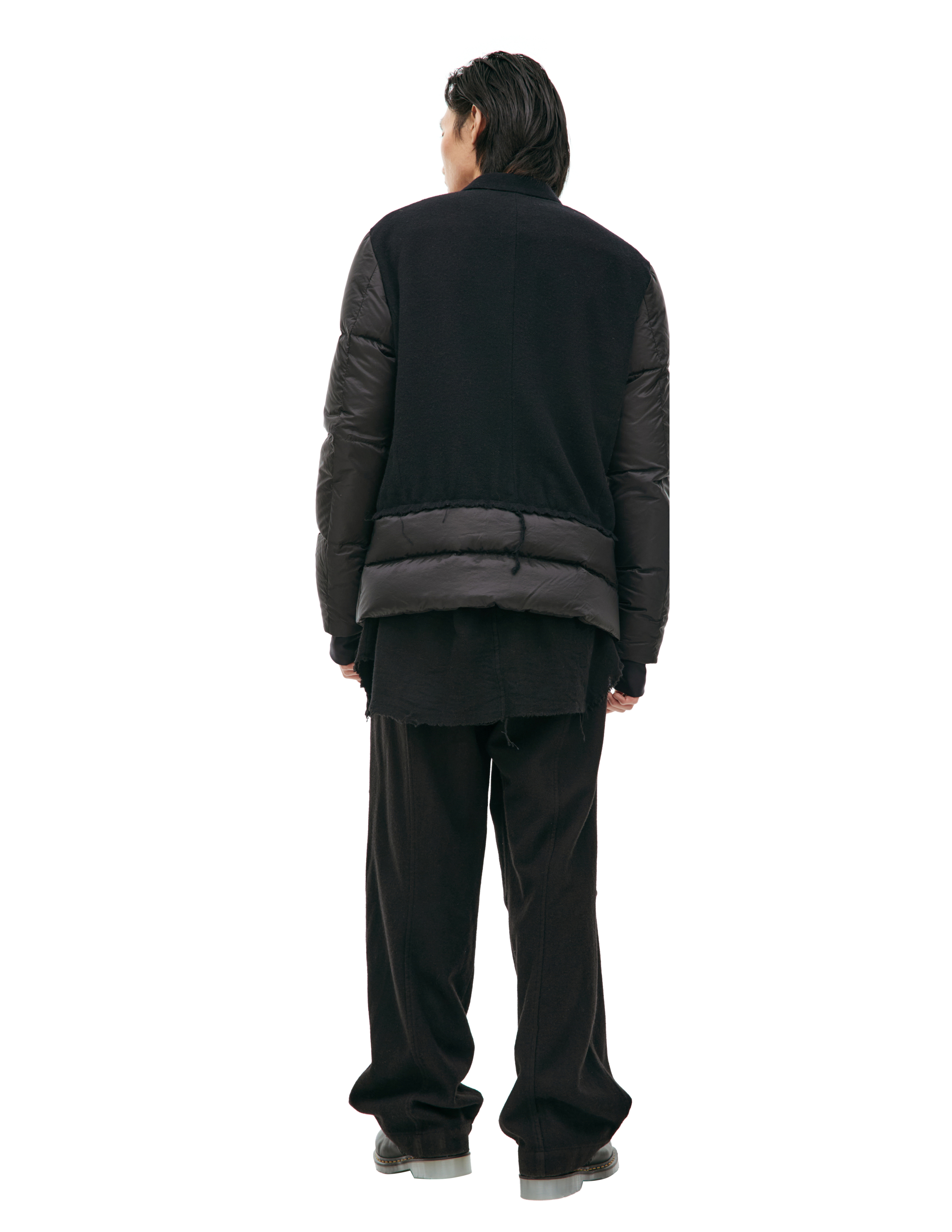 Undercover Combination Jacket With Buttons In Black