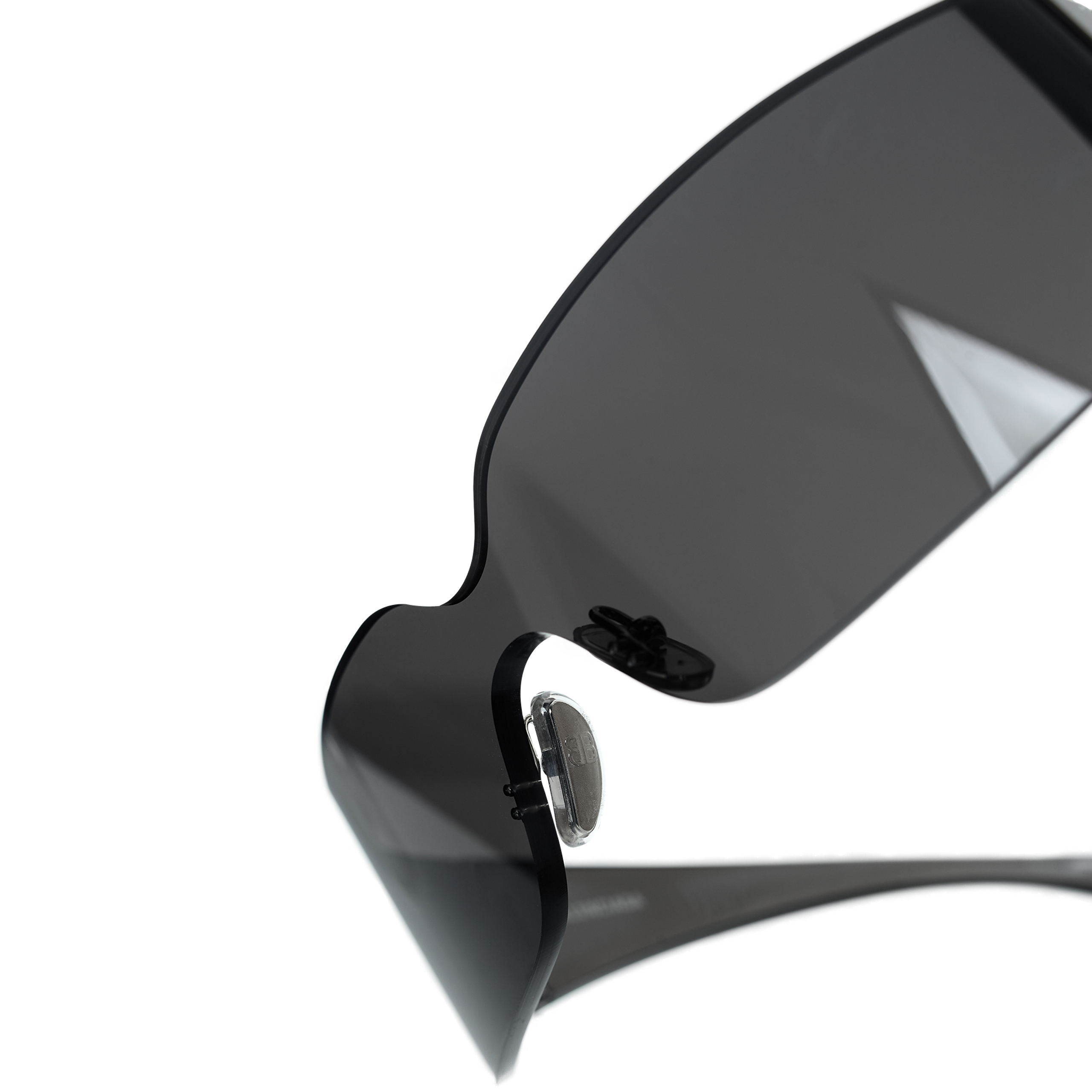 Balenciaga Mono Square Sunglasses In Black