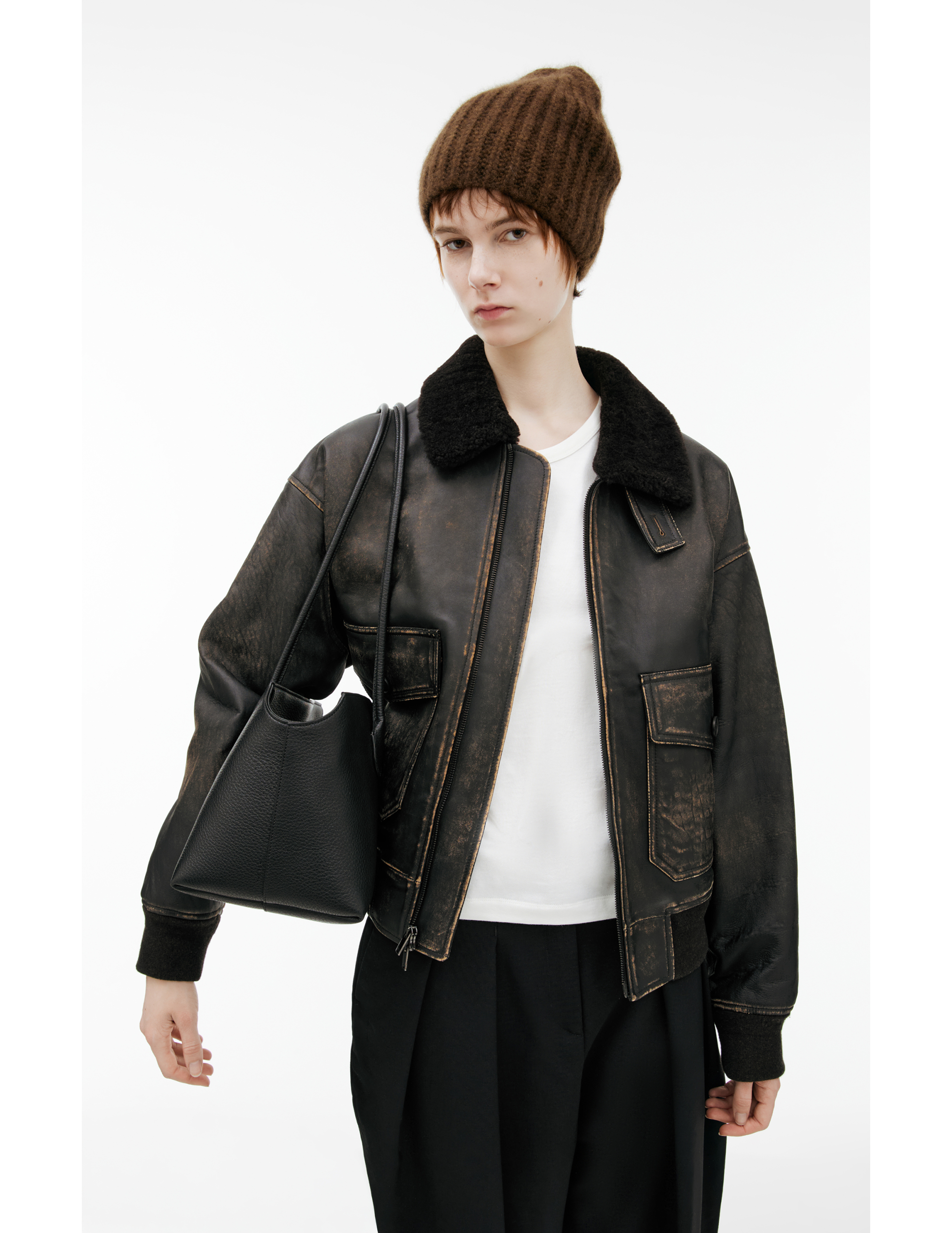 The Row Jacket With Patch Pockets In Black