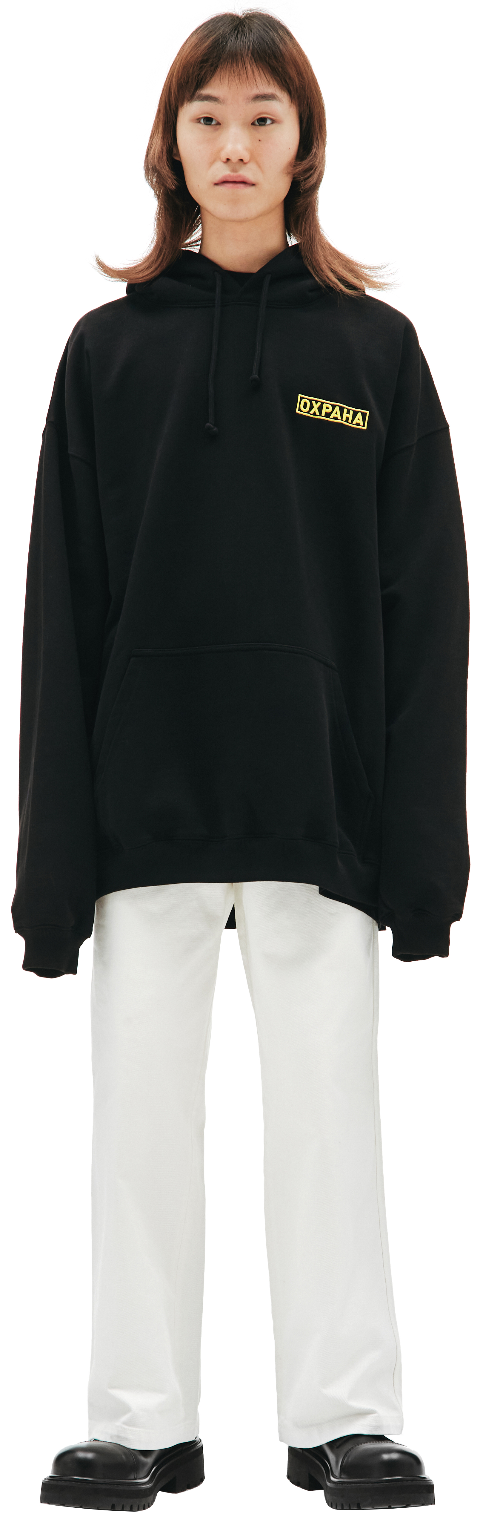 Buy VETEMENTS women black 'охрана' vetements x sv hoodie for Buy VETEMENTS women black 'охрана' vetements x sv hoodie for
