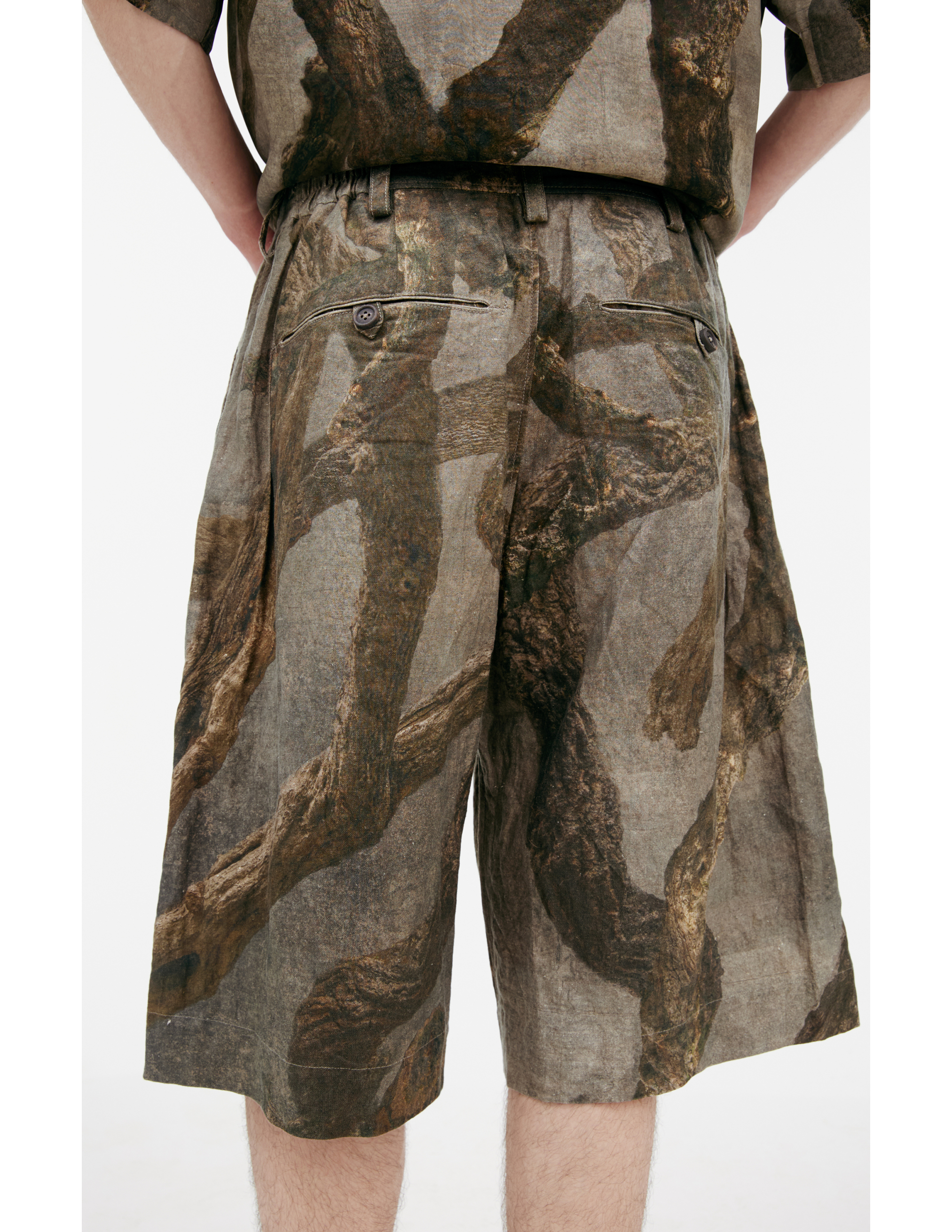 Ziggy Chen Monoprint Shorts