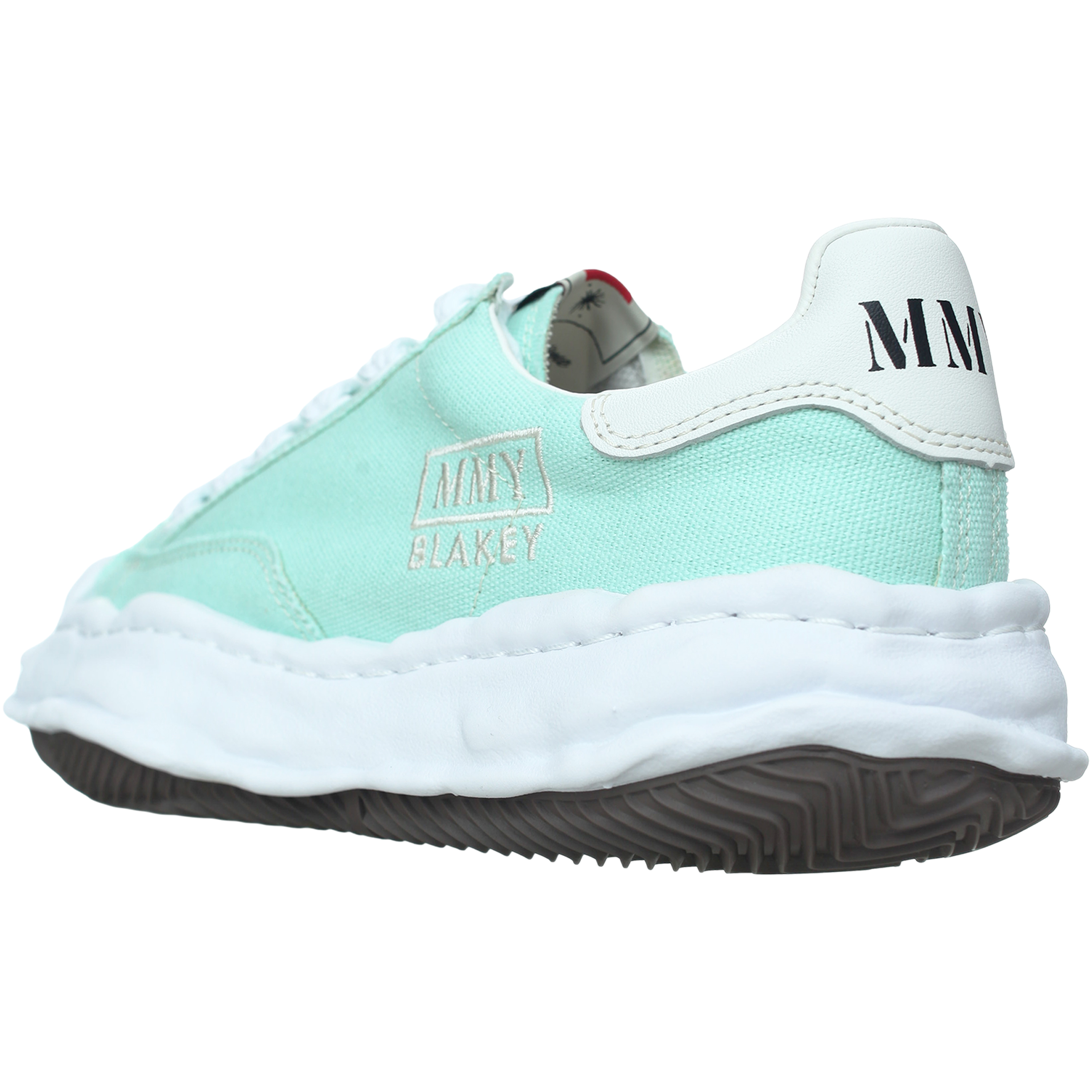 Shop Miharayasuhiro Wayne Low Top Sneakers In Light Green