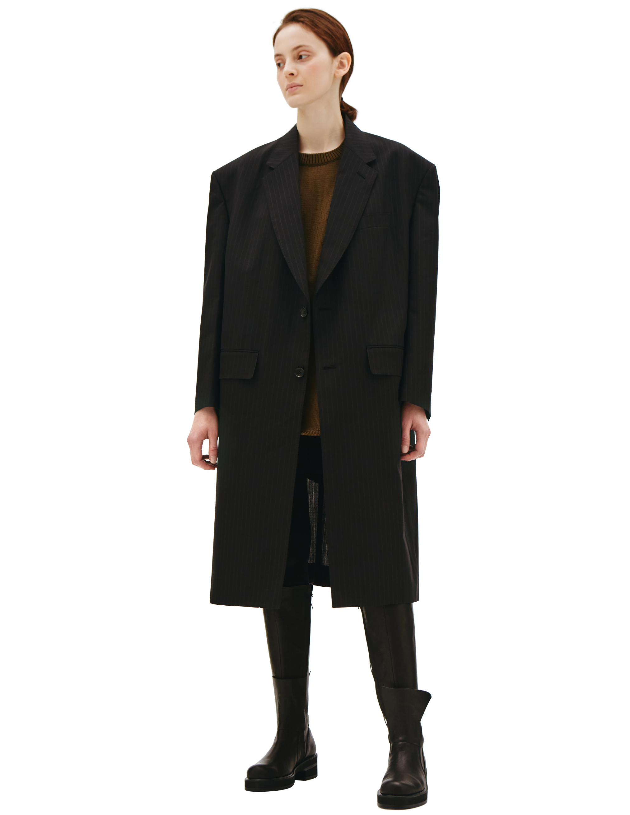 Junya Watanabe Oversized stripe coat