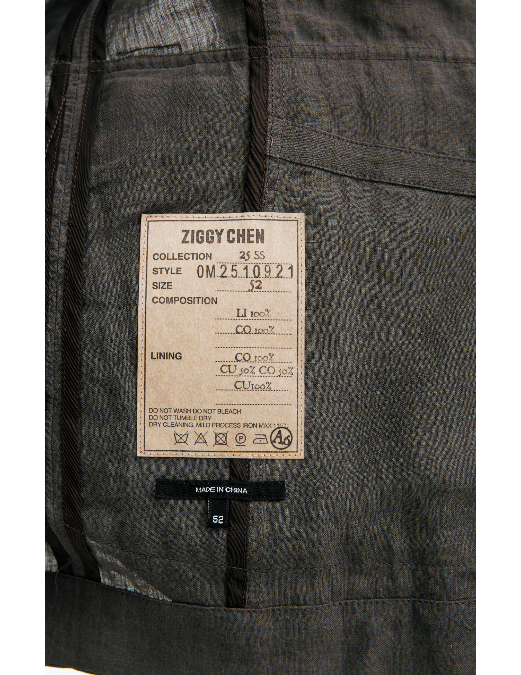 Ziggy Chen Single-breasted Jacket With Buttons