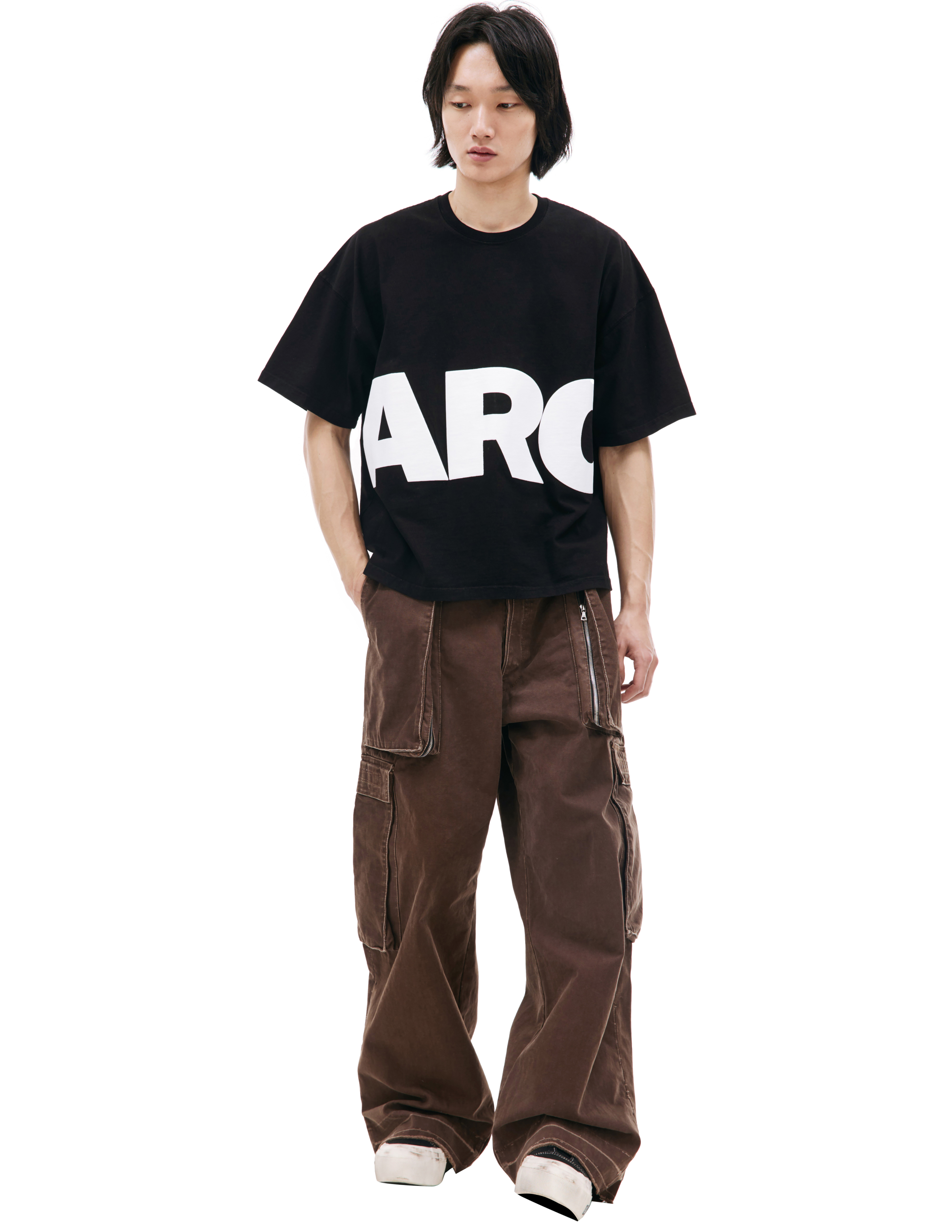 B1ARCHIVE Black printed logo t-shirt
