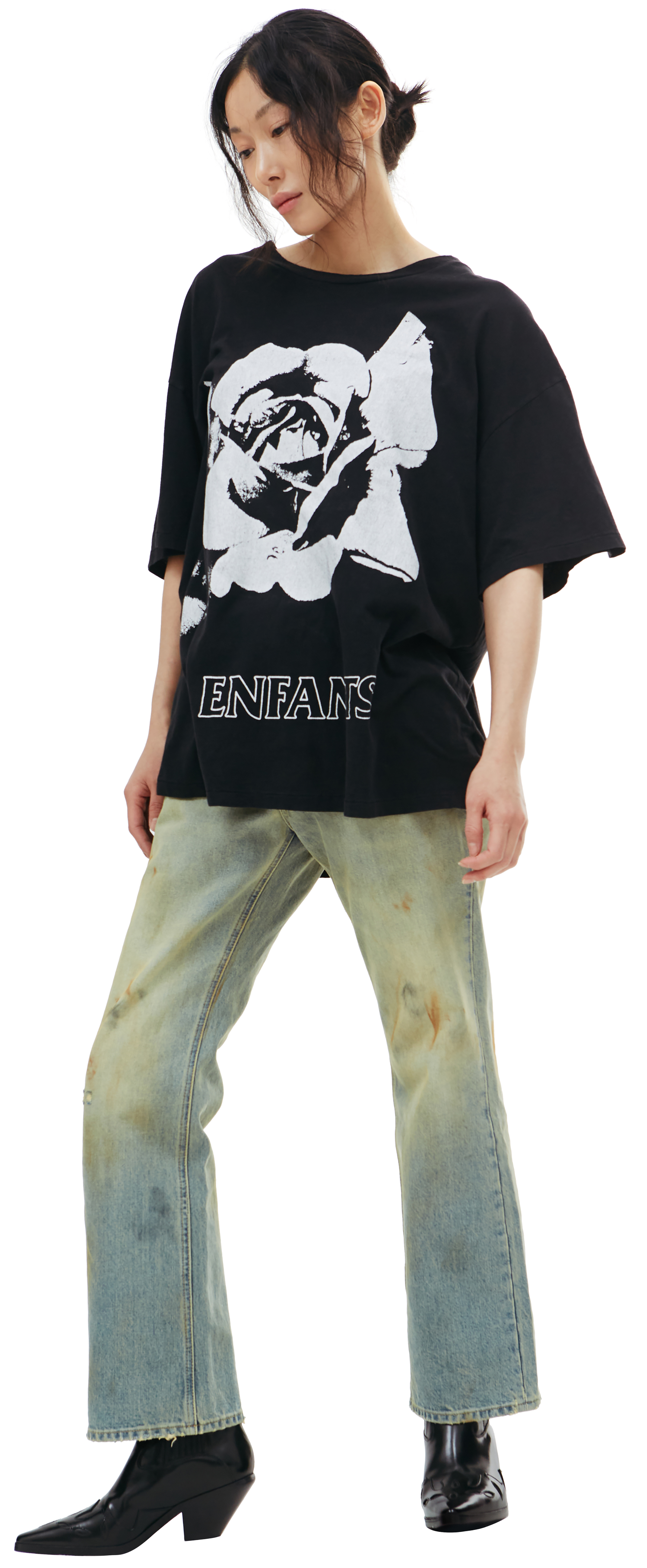 Enfants Riches Deprimes ブラックローズ刺繍シャツ M Enfants Riches Deprimes ブラックローズ刺繍シャツ M - メルカリ