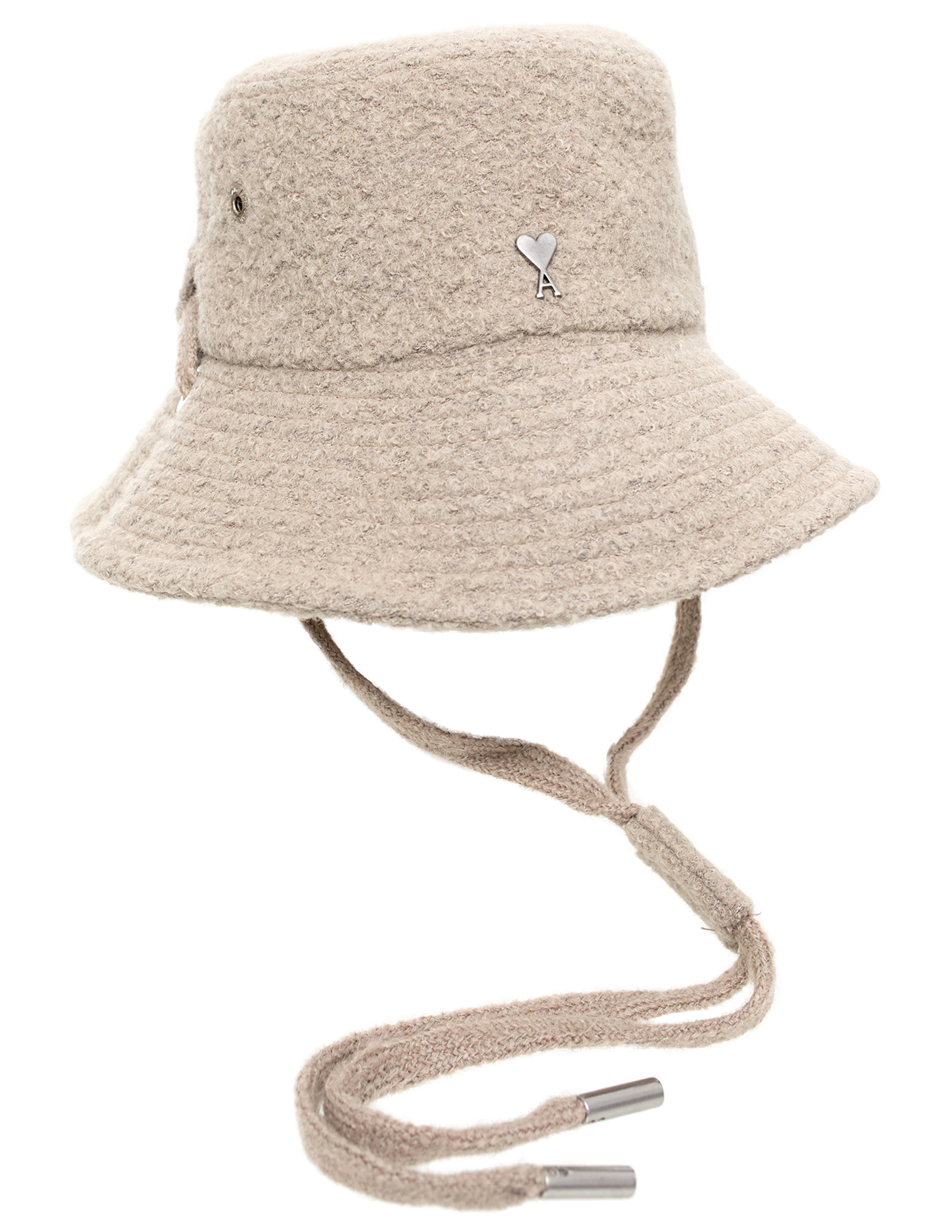 Ami Alexandre Mattiussi Beige Wool Panama In Beige