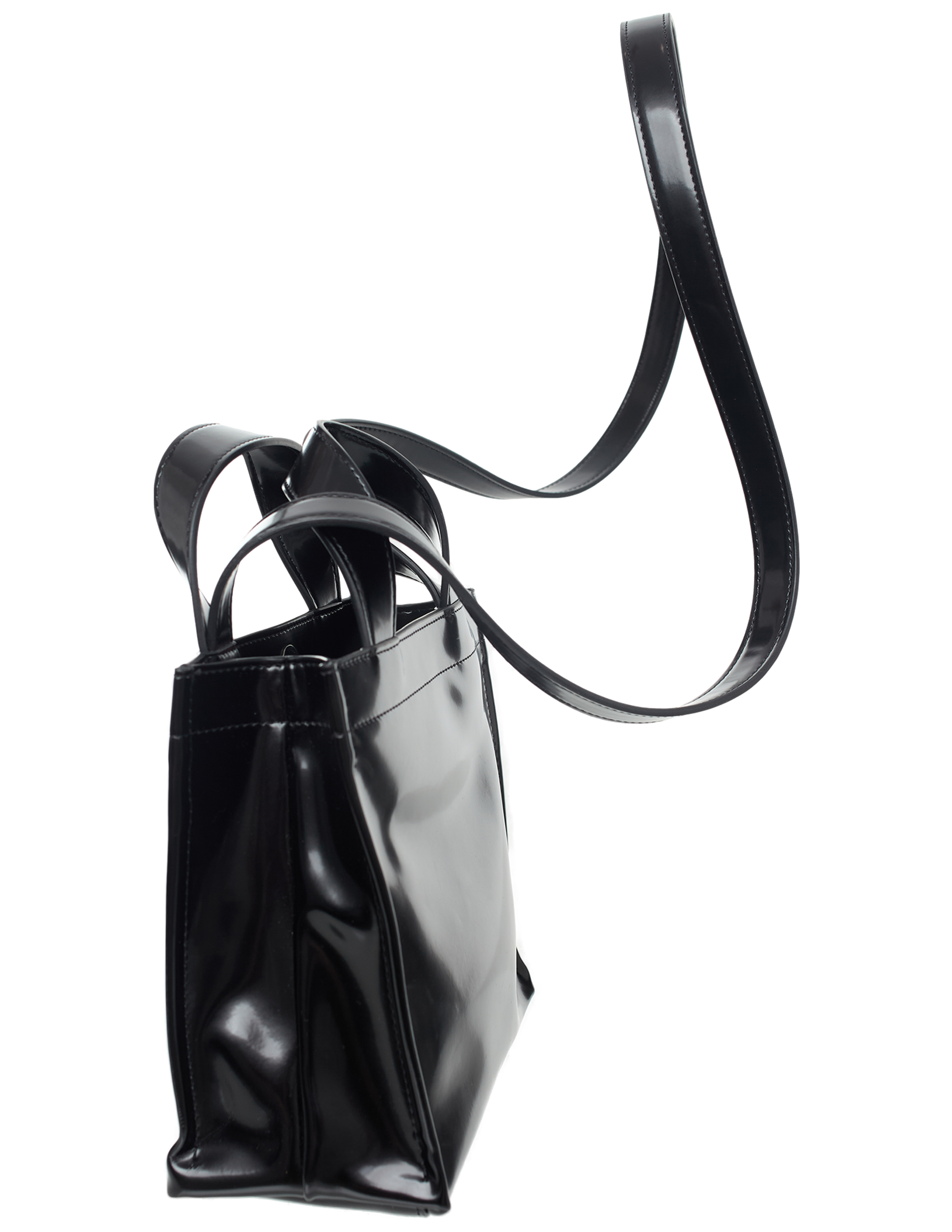 Acne Studios Black Mini Tote Bag In Black