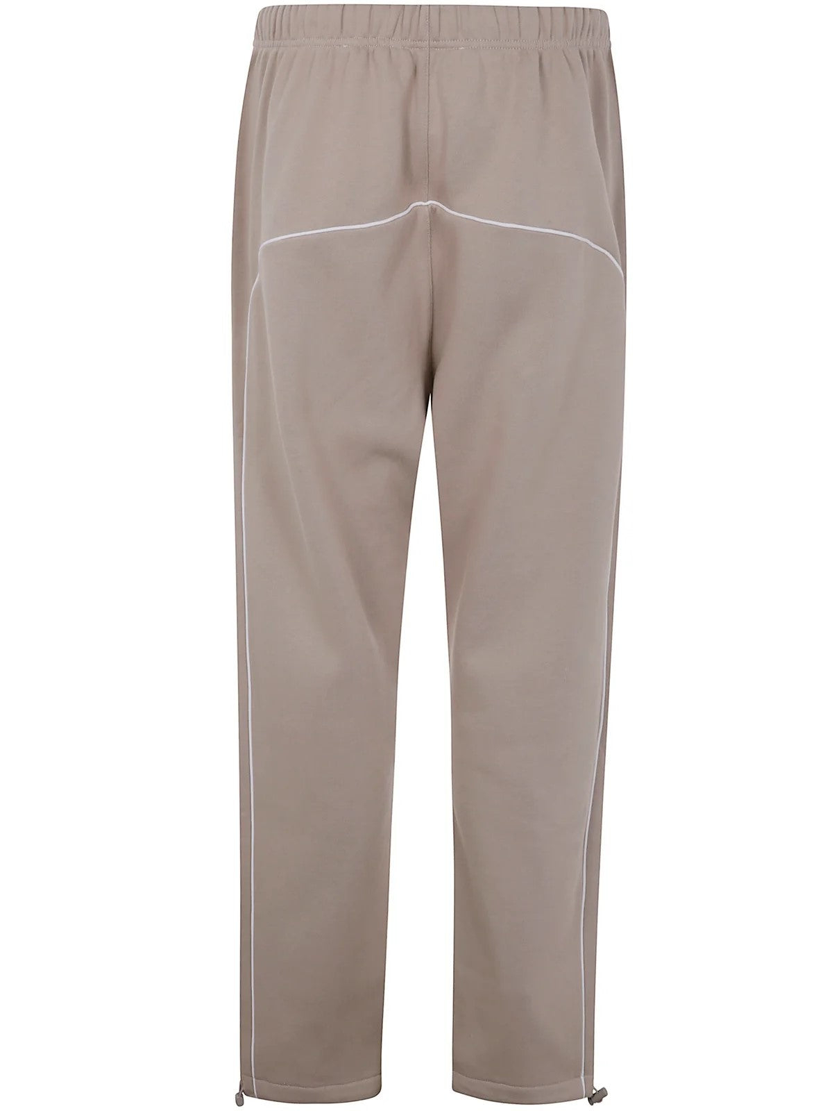 Essentials Relaxed Fleece Sweatpants With Piping In Neutral