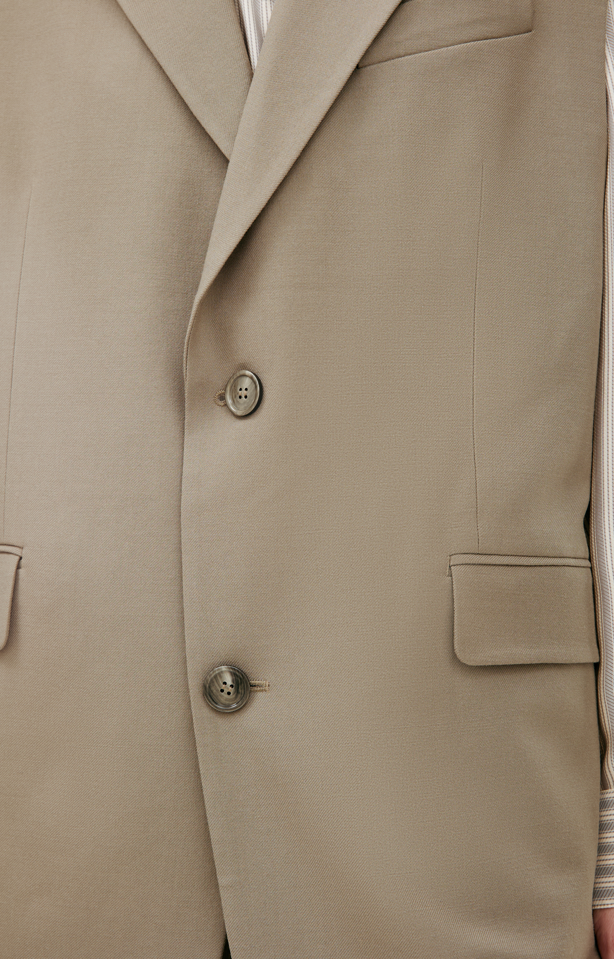 Buy AMI PARIS women beige long jacket with buttons for €440