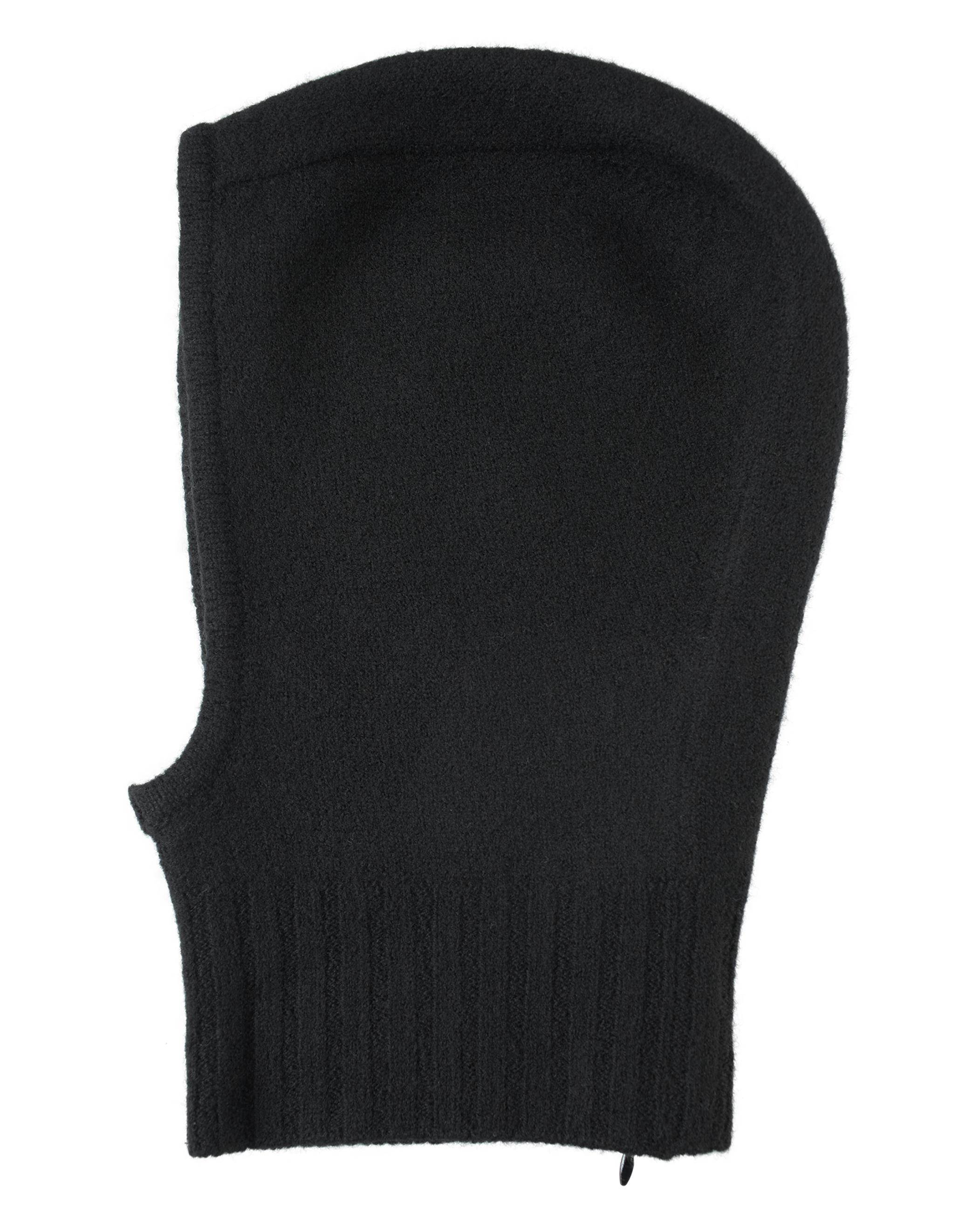 Shop Jil Sander Black Wool Balaclava