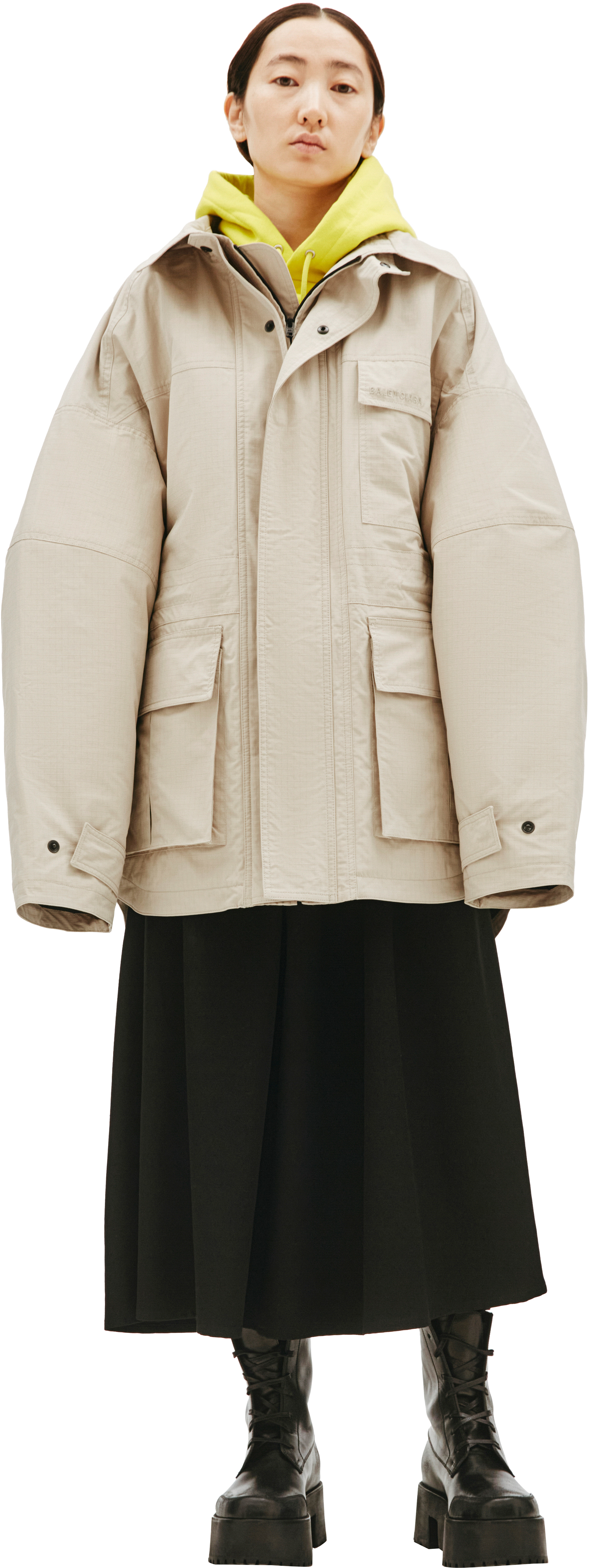 Buy Balenciaga women beige jacket for online on SV77, 663016/TKO31/9710