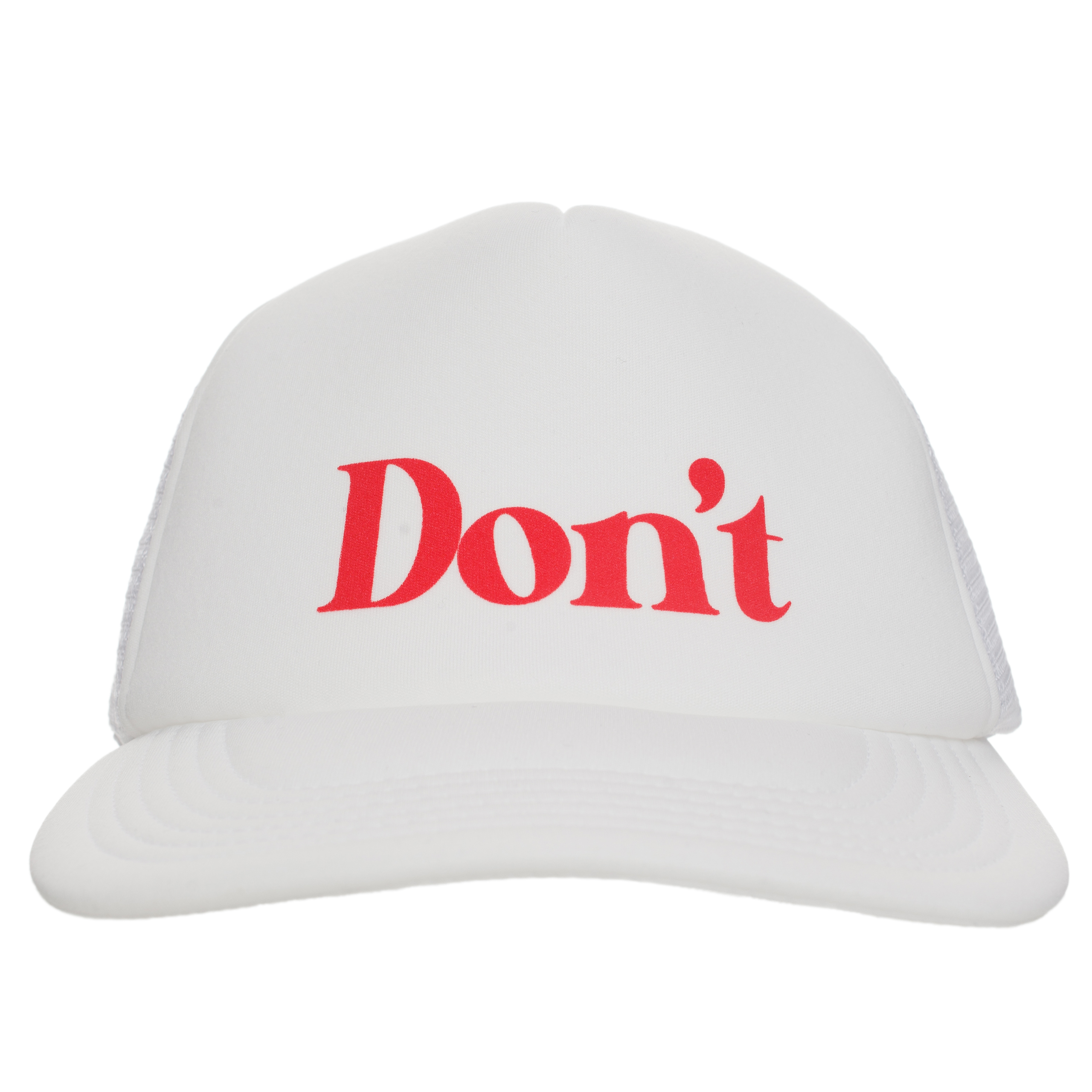 Undercover 'don't' Printed Cap In White