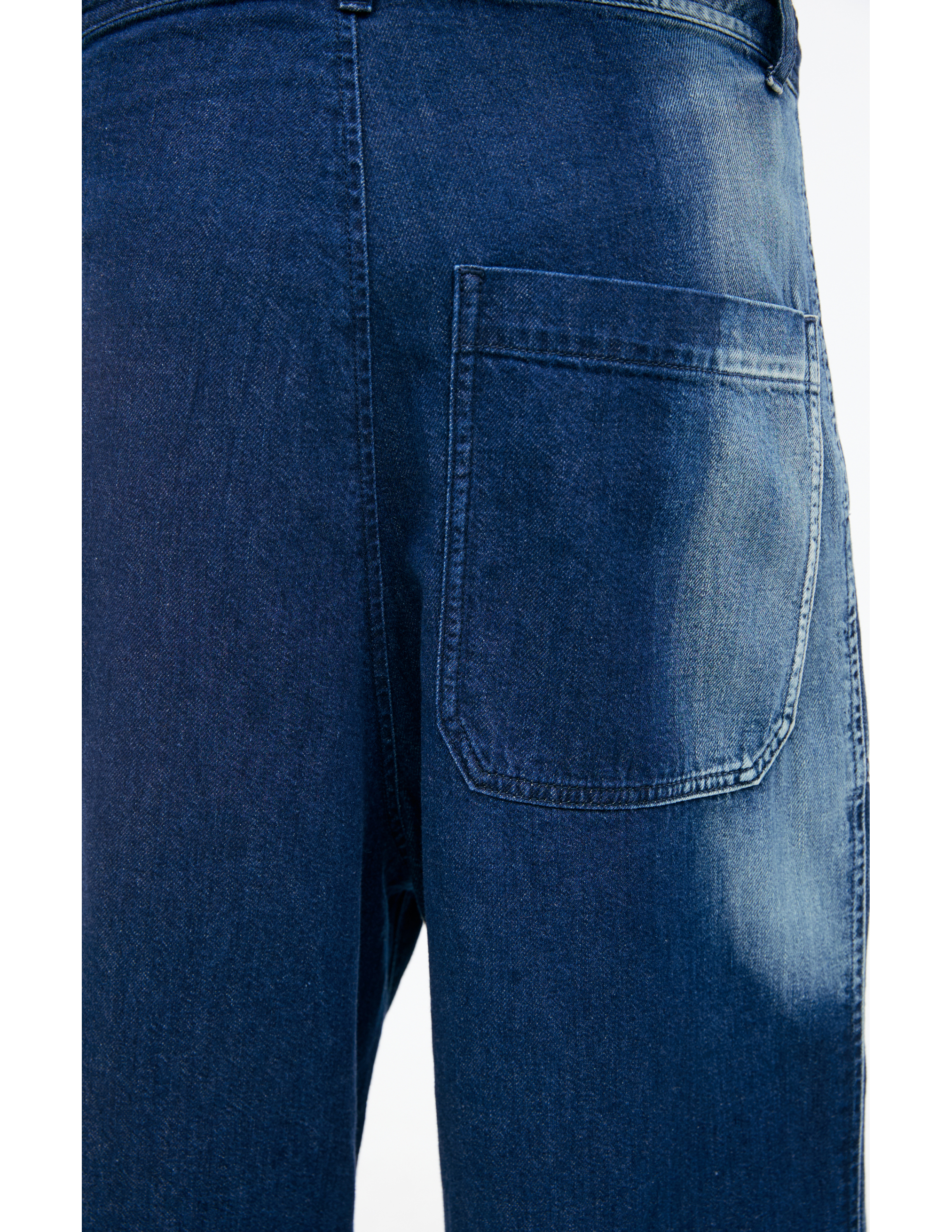 Y's Wide Flared Jeans In Blue