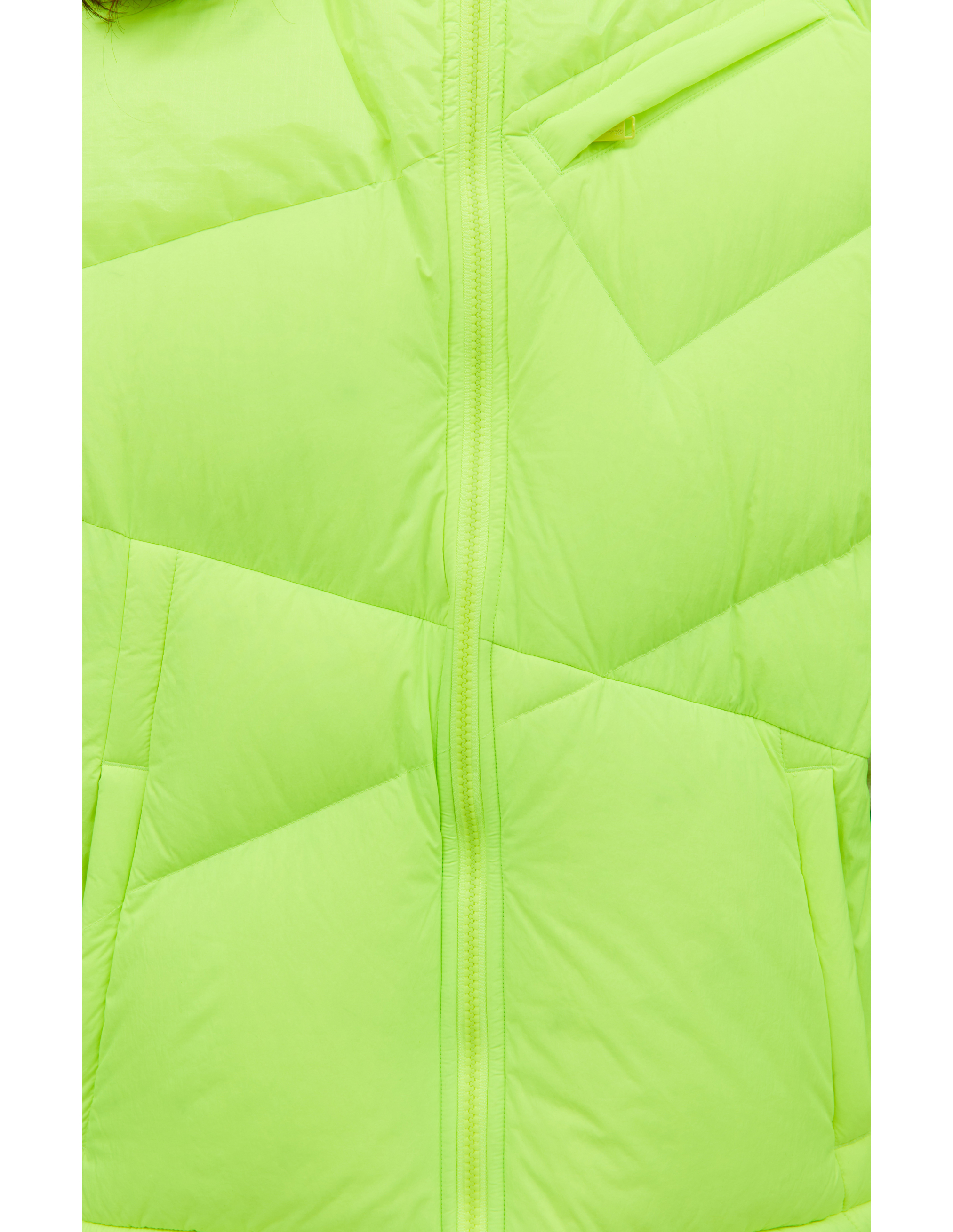 Shop Undercover Quilted Nylon Vest In Yellow