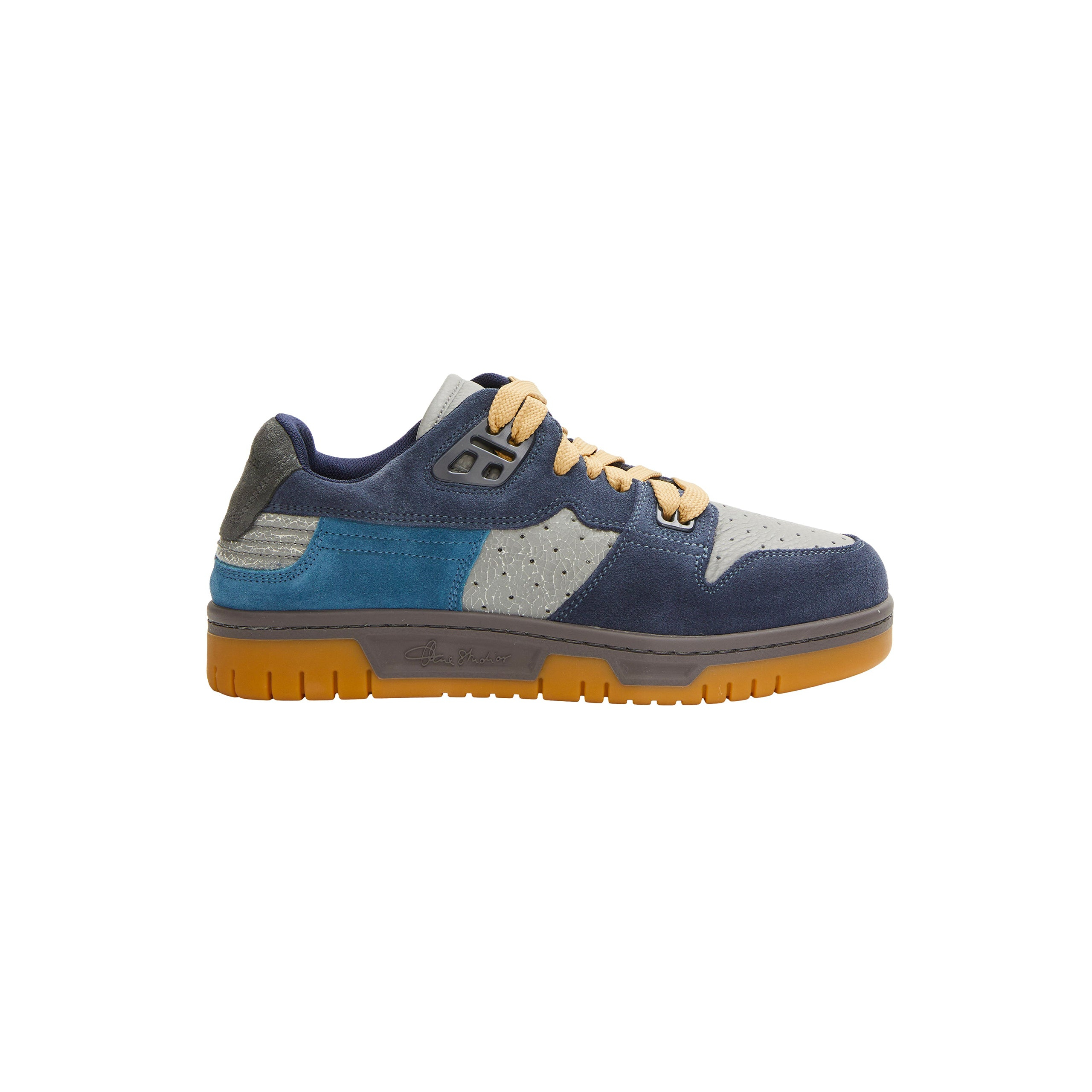 Acne Studios Fuzzy Low Top Sneakers In Animal Print