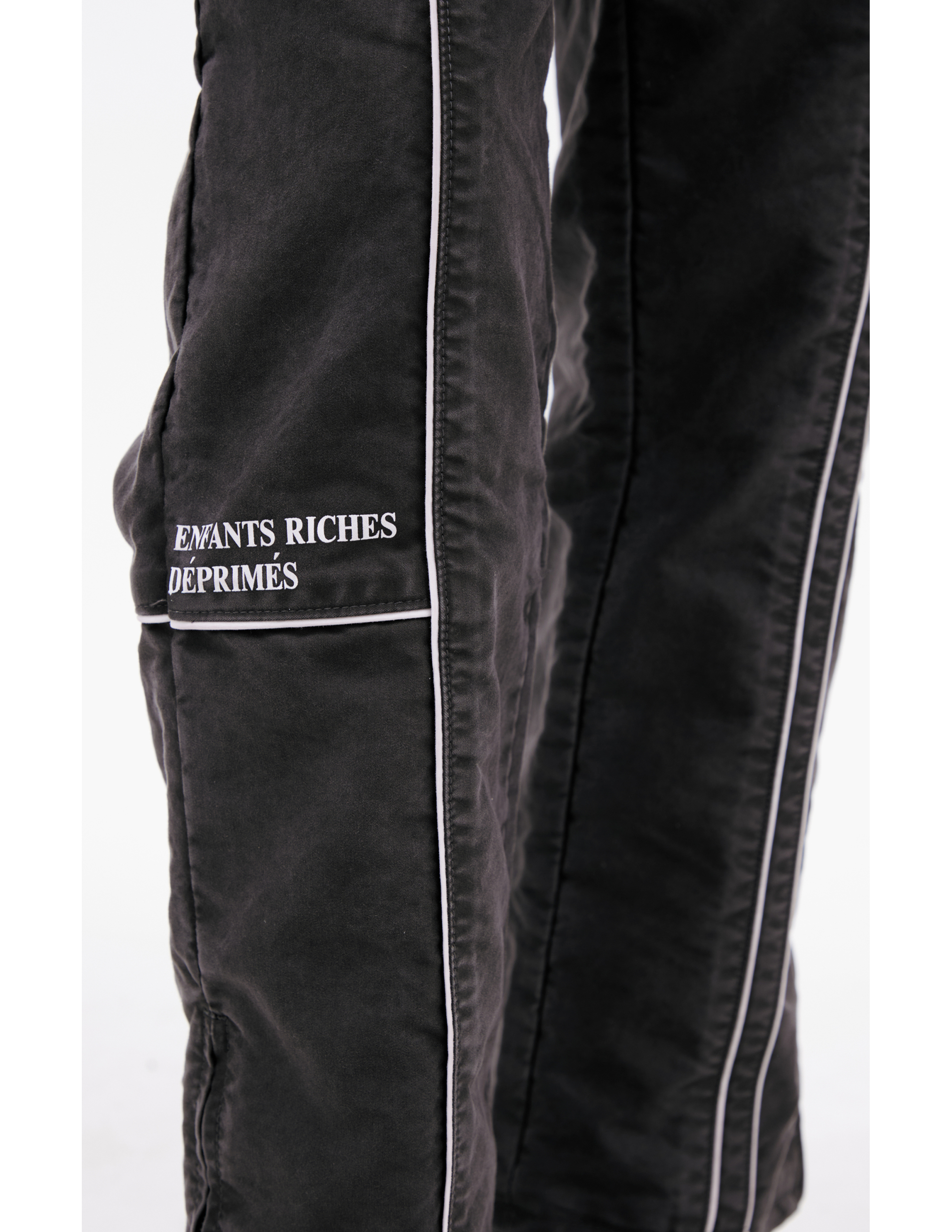 Enfants Riches Deprimes Straight-leg Logo-embroidered Panelled Cotton Track Pants In Gray
