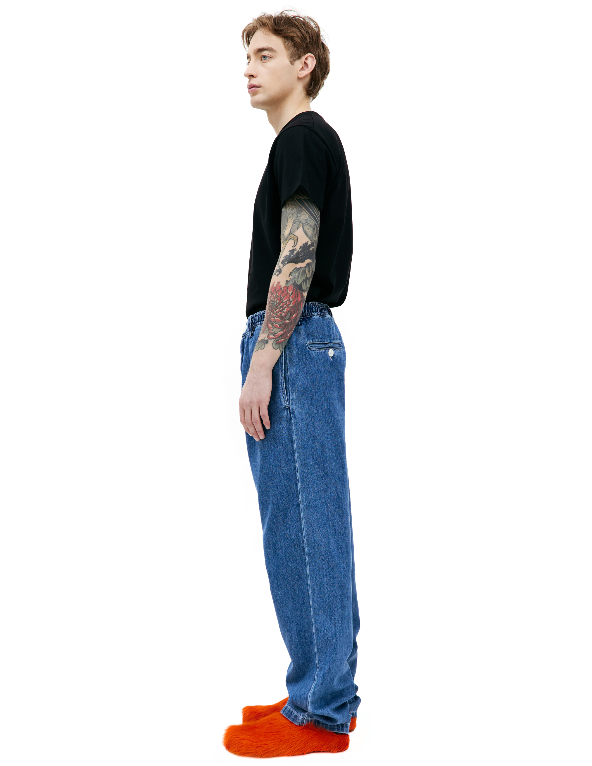 Shop Marni Blue Straight Jeans