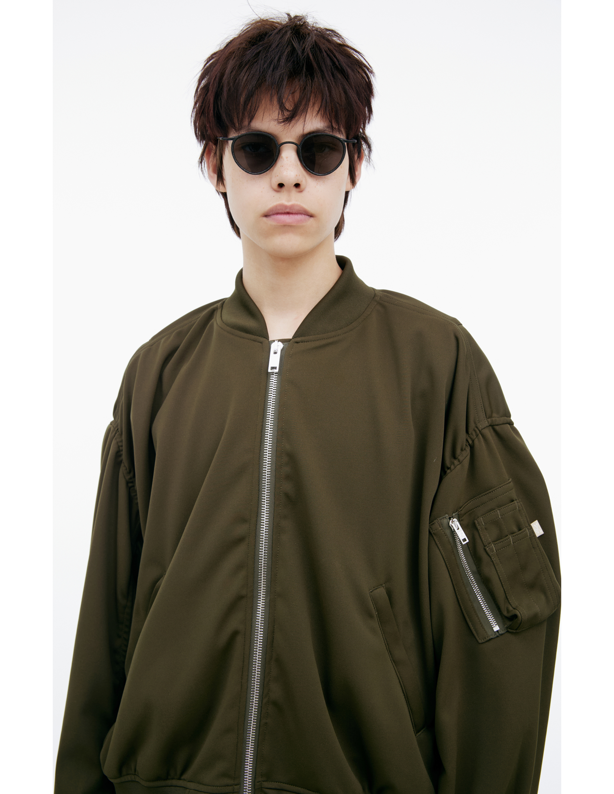Mastermind Japan Oversize Logo Bomber In Green