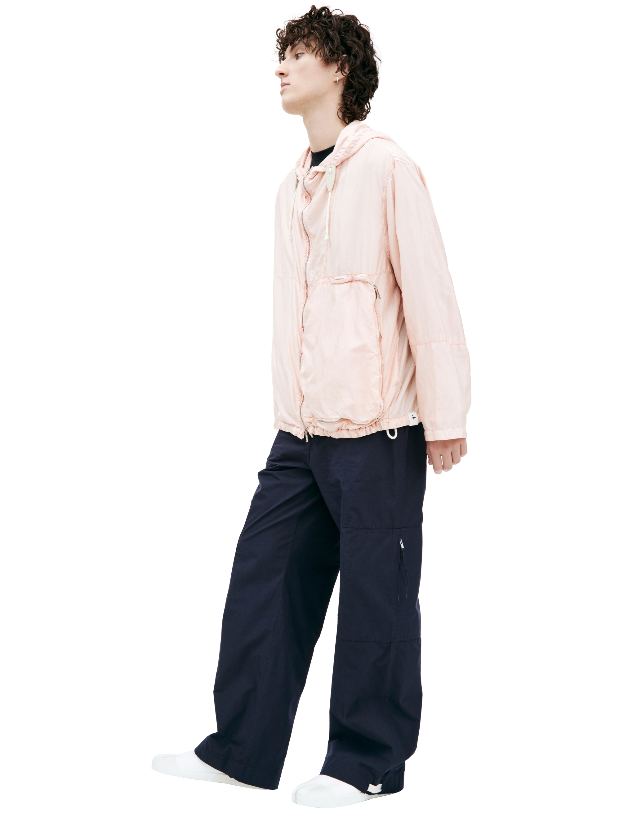 Jil Sander Pink Silk Jacket In Pink