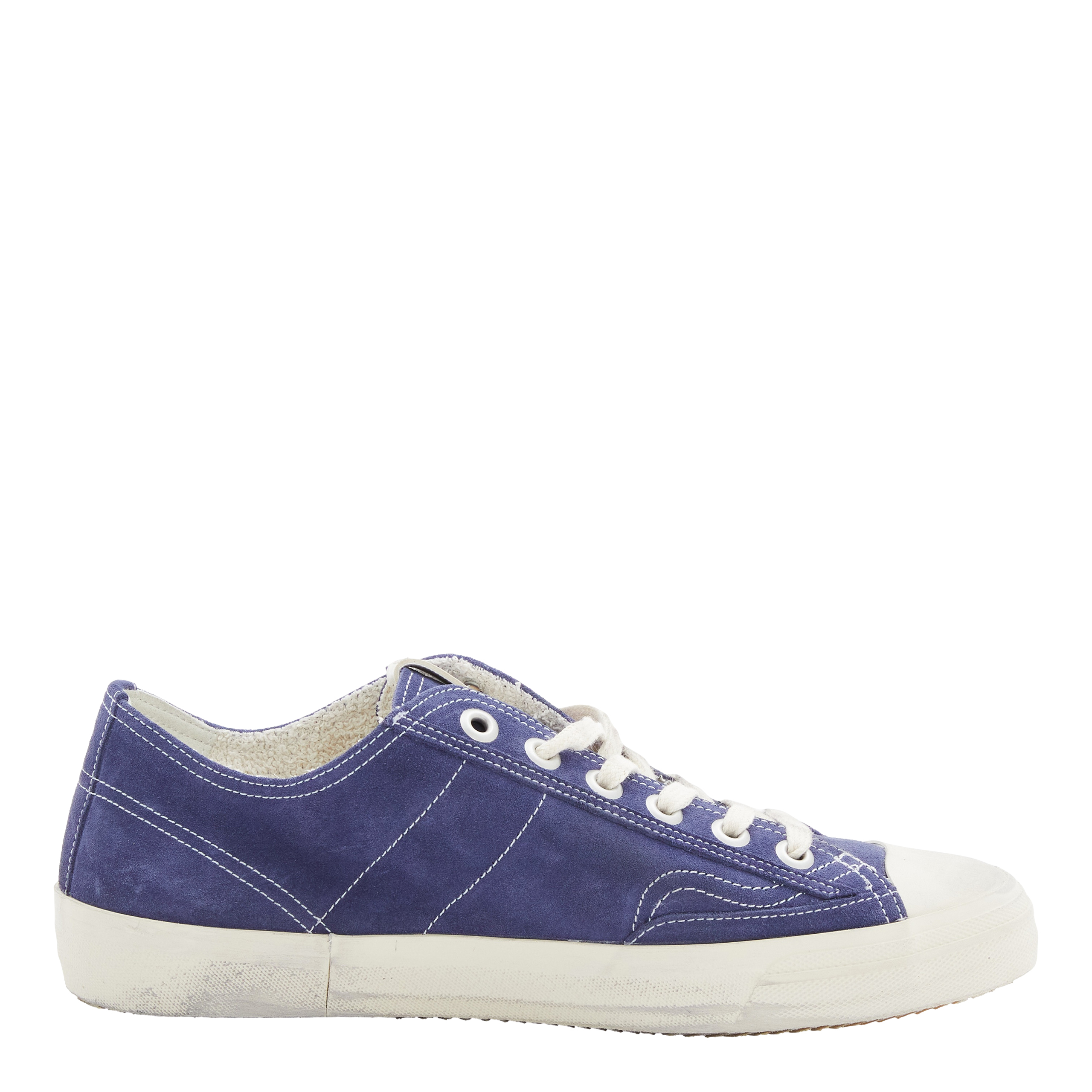 Shop Golden Goose V-star 2 Suede Sneakers In Blue
