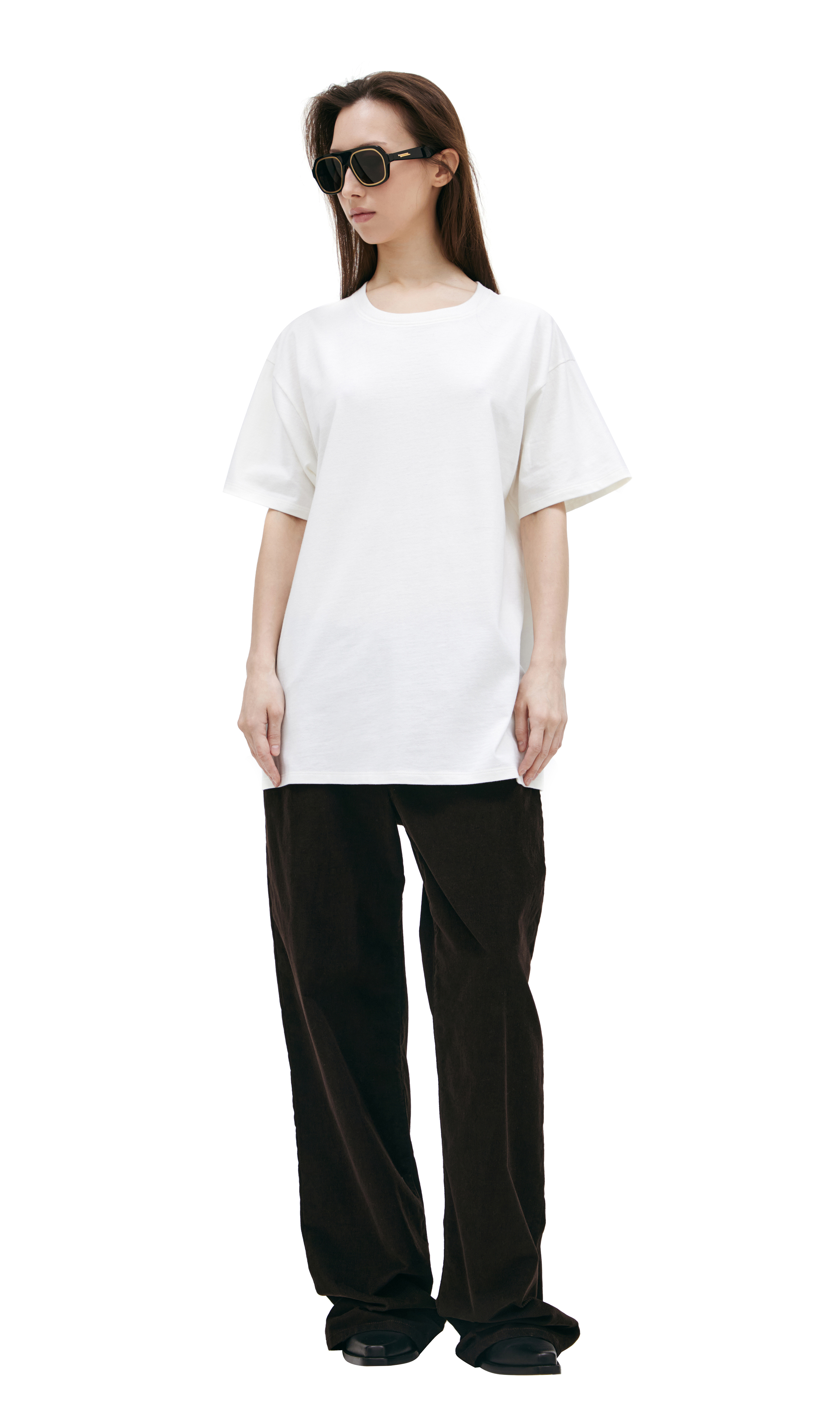The Row White cotton T-shirt