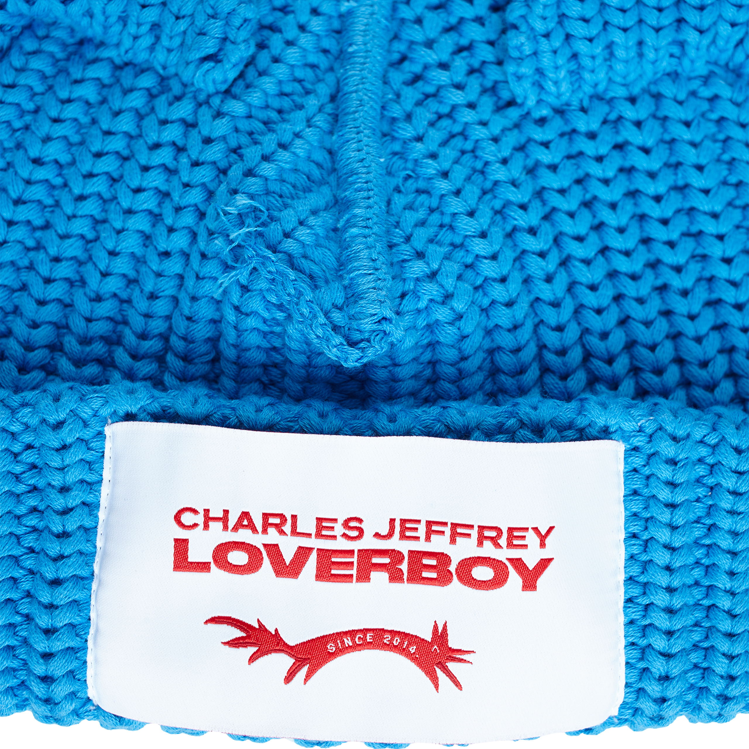 Shop Charles Jeffrey Loverboy Blue Hunky Ears Beanie