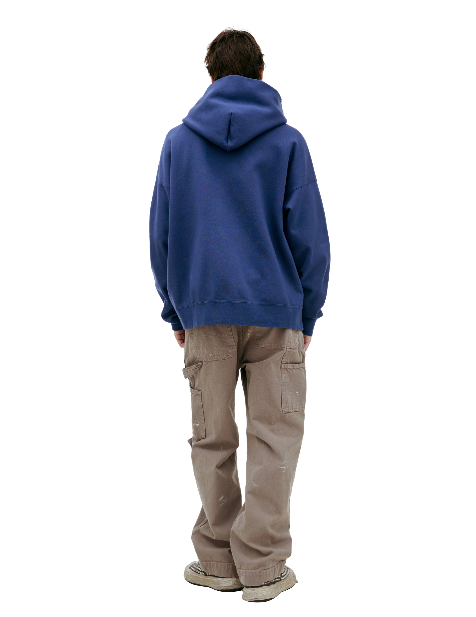 Visvim Ultimate Jumbo Hoodie In Blue