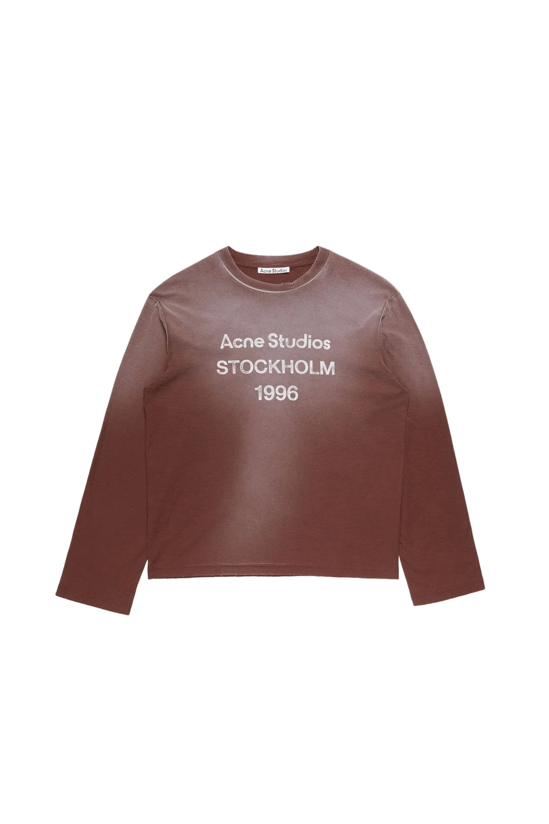 Acne studios ロンT S Buy Acne Studios women logo 1996 long sleeve t-shirt for $420