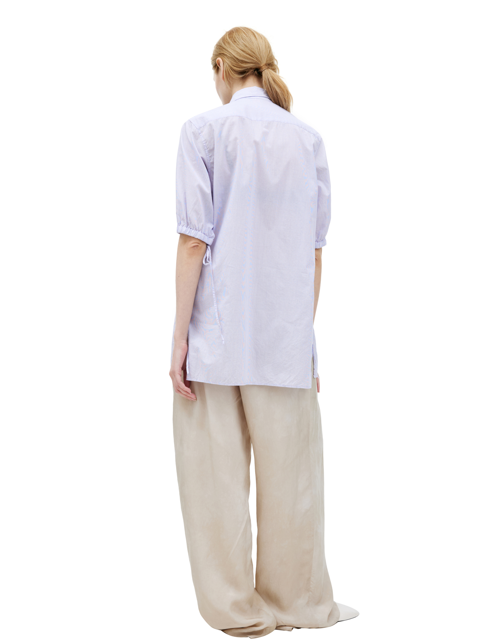Y's Double-layer Shirt In Blue