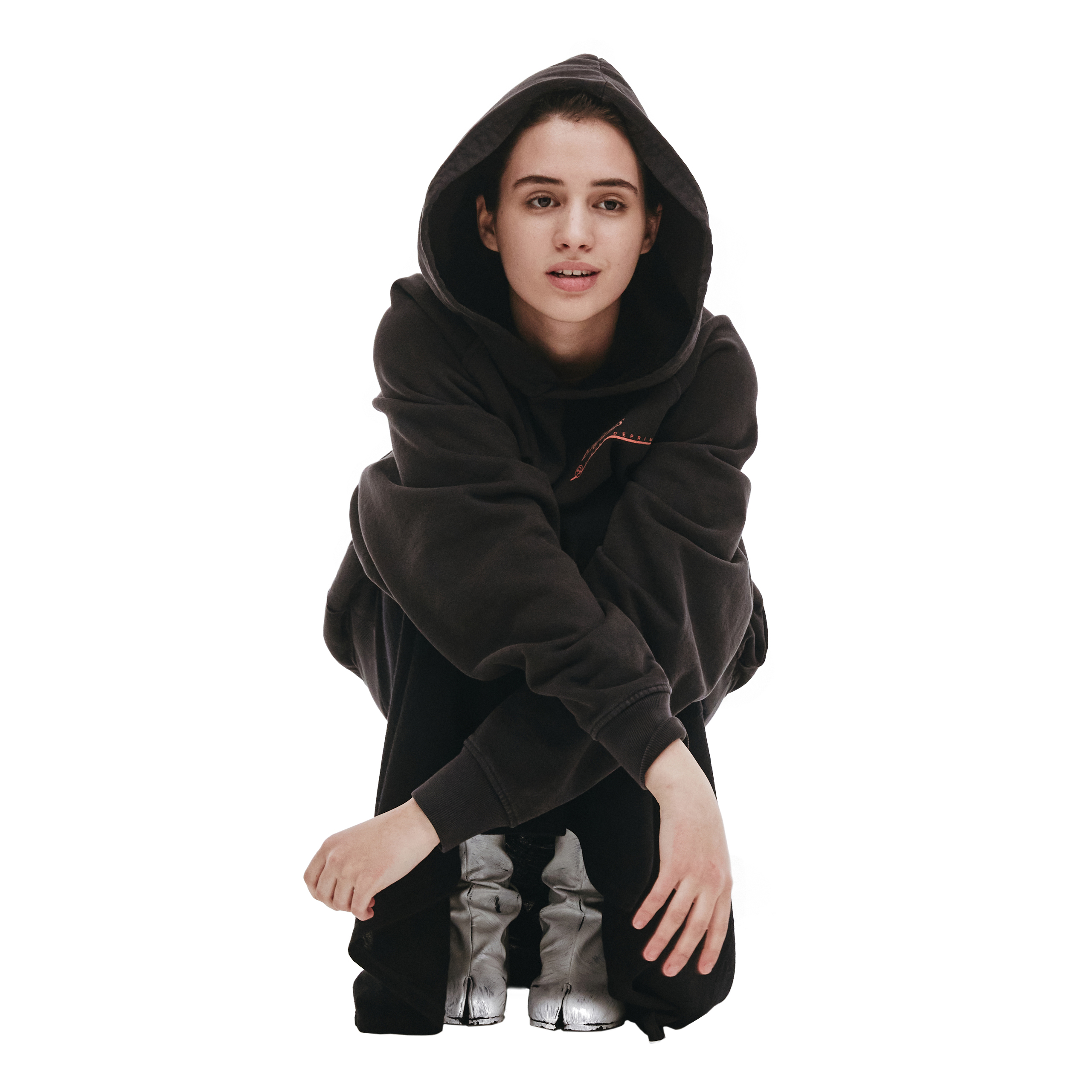 Buy Enfants Riches Déprimés women black erd x sv printed hoodie