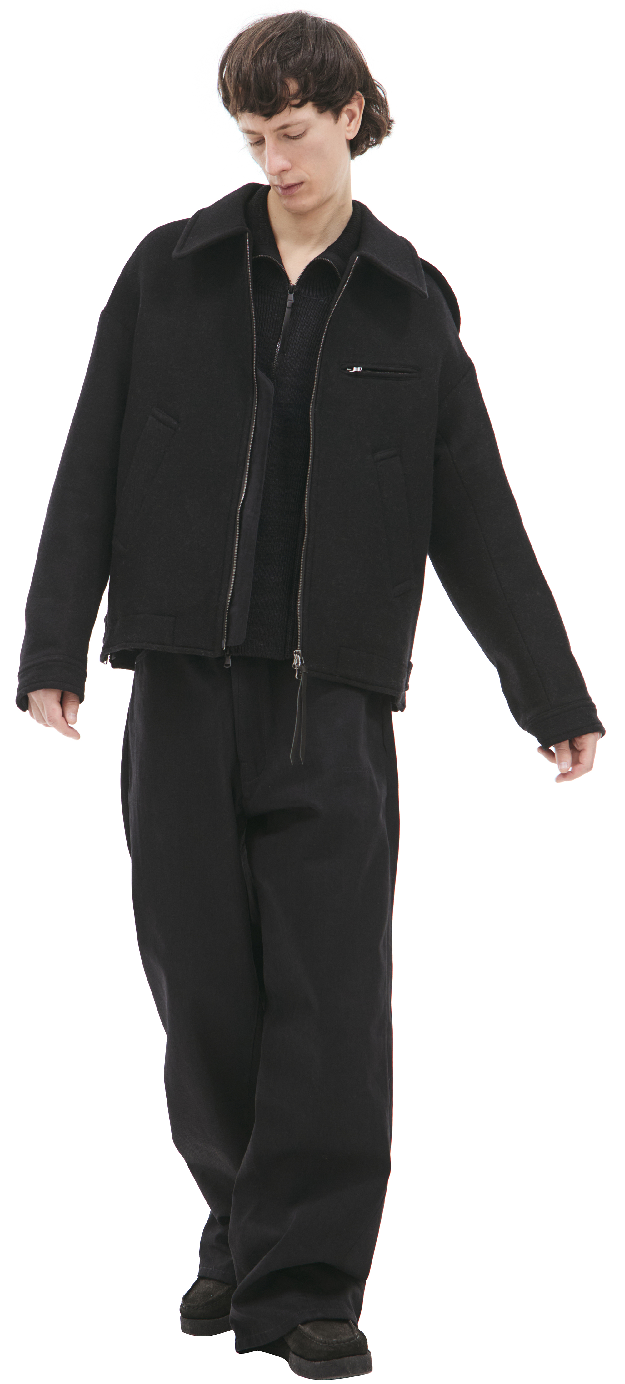 ジャケット・アウター The Viridi-anne High Neck Melton Coat The Viridi-anne - ハイネックメルトンコートロング - Melton