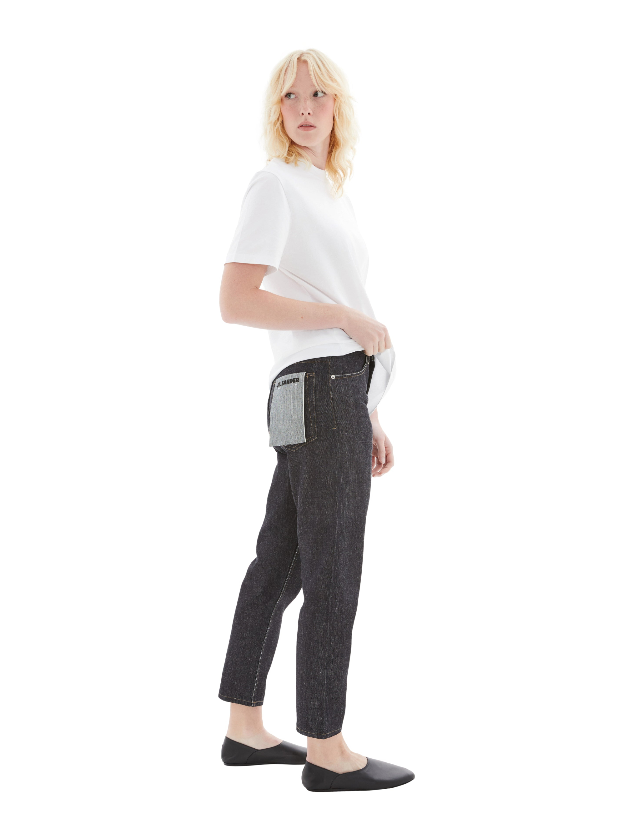 Jil Sander Jeans 02 Twisted In Black