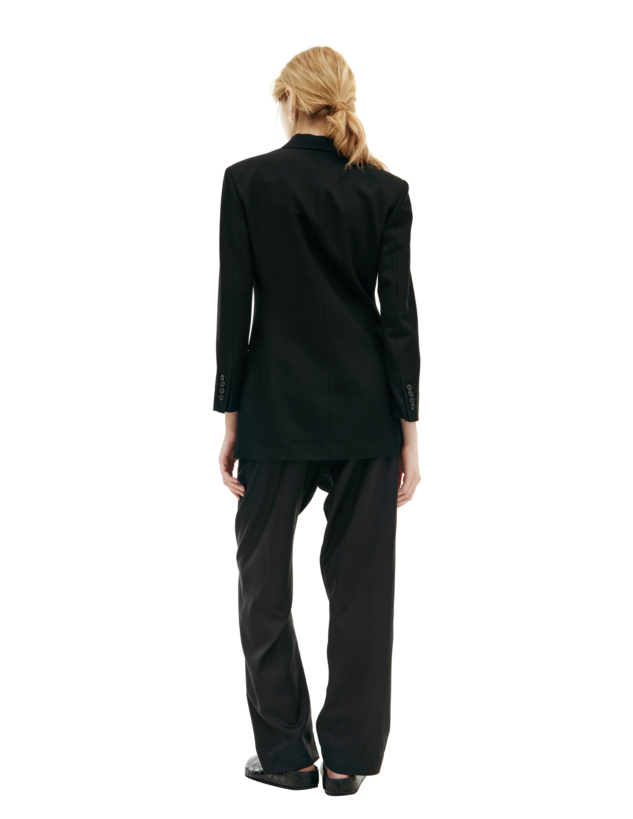 Shop The Row Basic Wool Blazer In Black