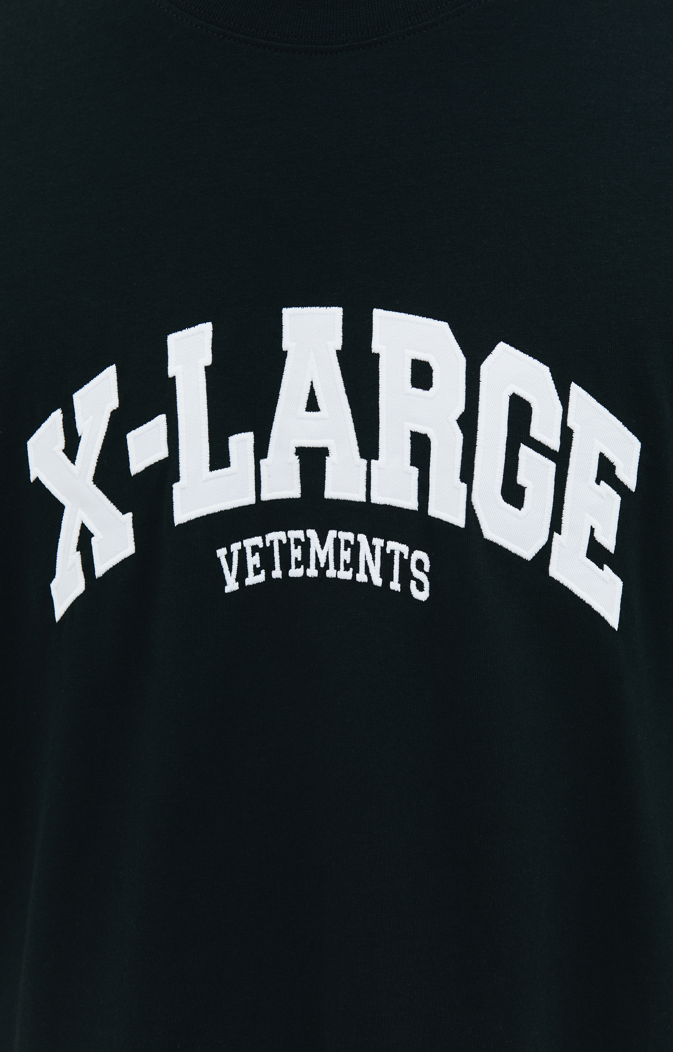 Buy VETEMENTS men black 'x-large' t-shirt for €575 online on SV77