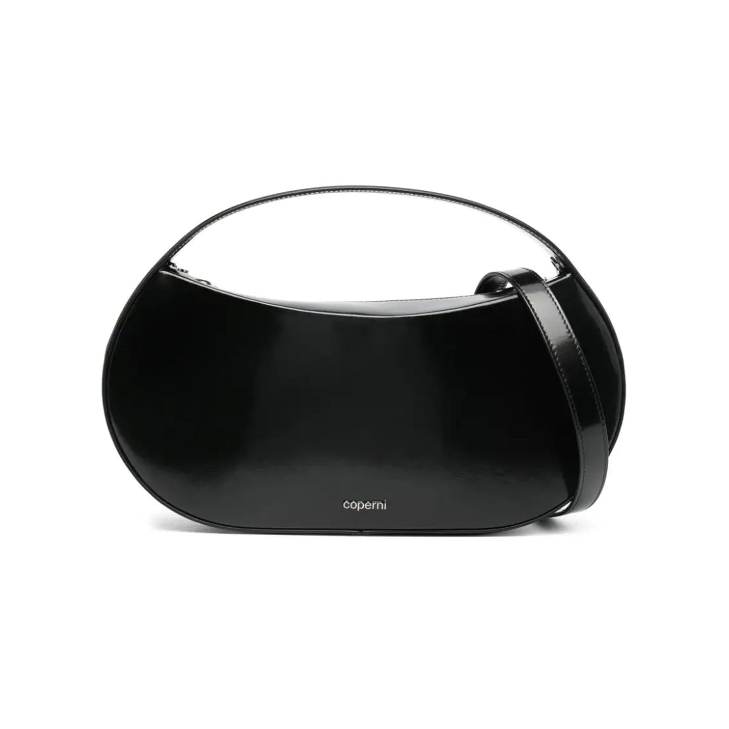 Coperni Small Sound Swipe Leather Top Handle Bag