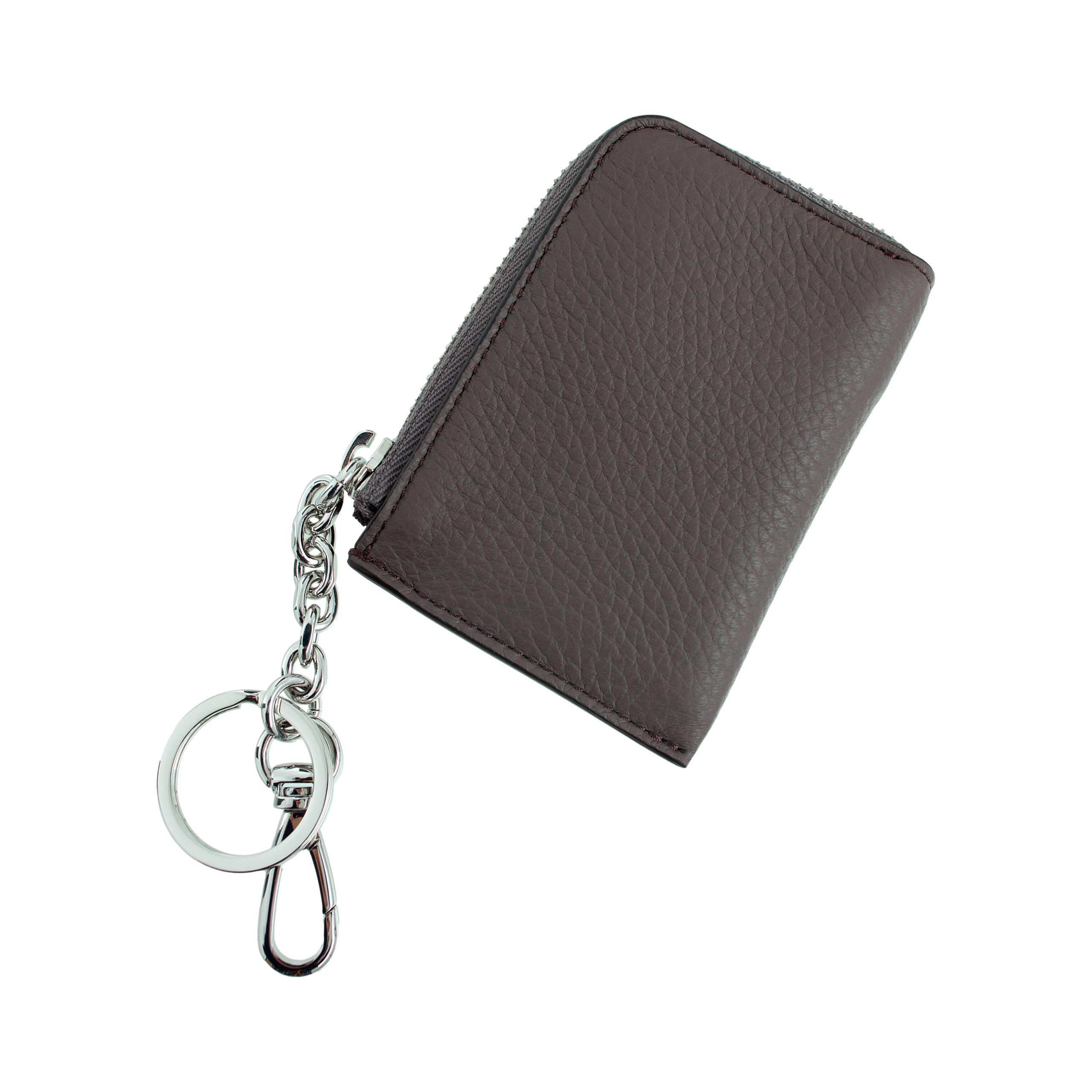 Maison Margiela Gray Leather Wallet In Grey
