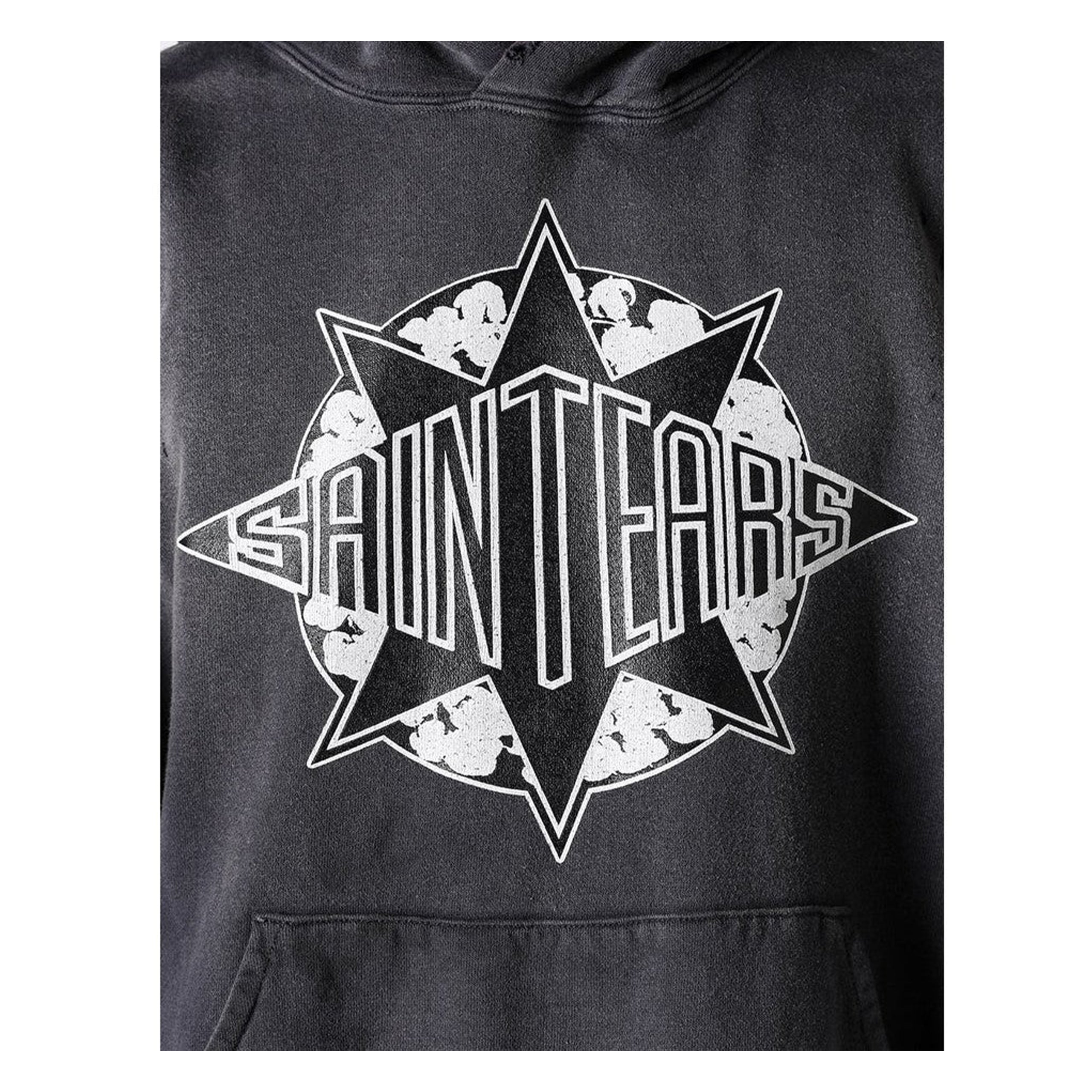 Buy Saint Mxxxxxx men saint tears hoodie for $1,008 online