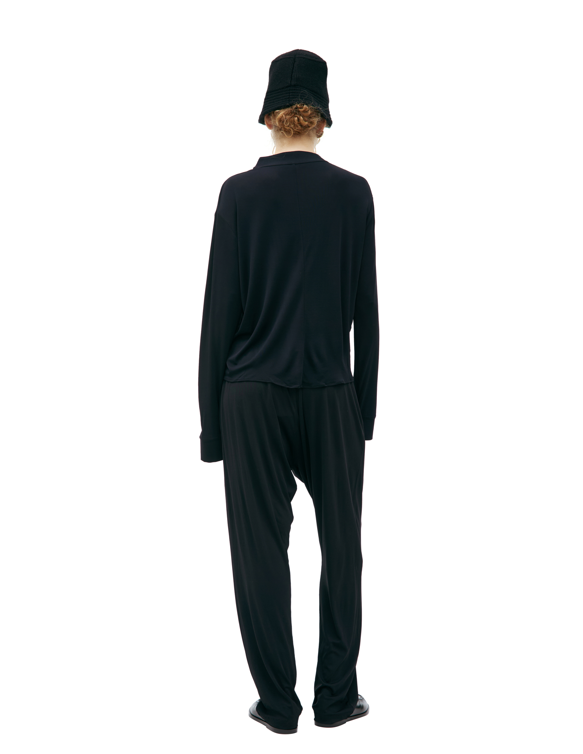 THE ROW BLACK BUTTON-DOWN LONGSLEEVE